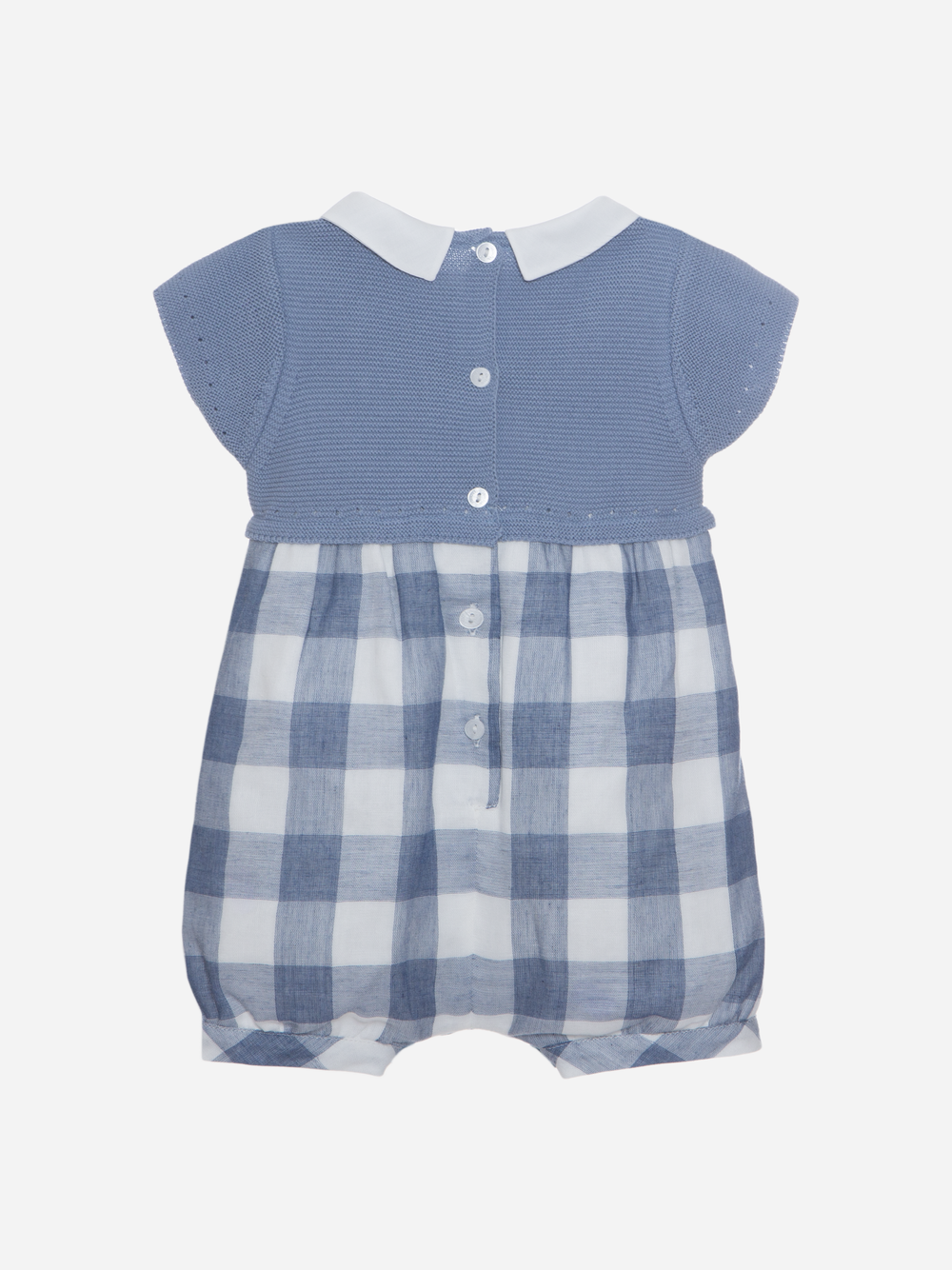 Romper Blue Checkers