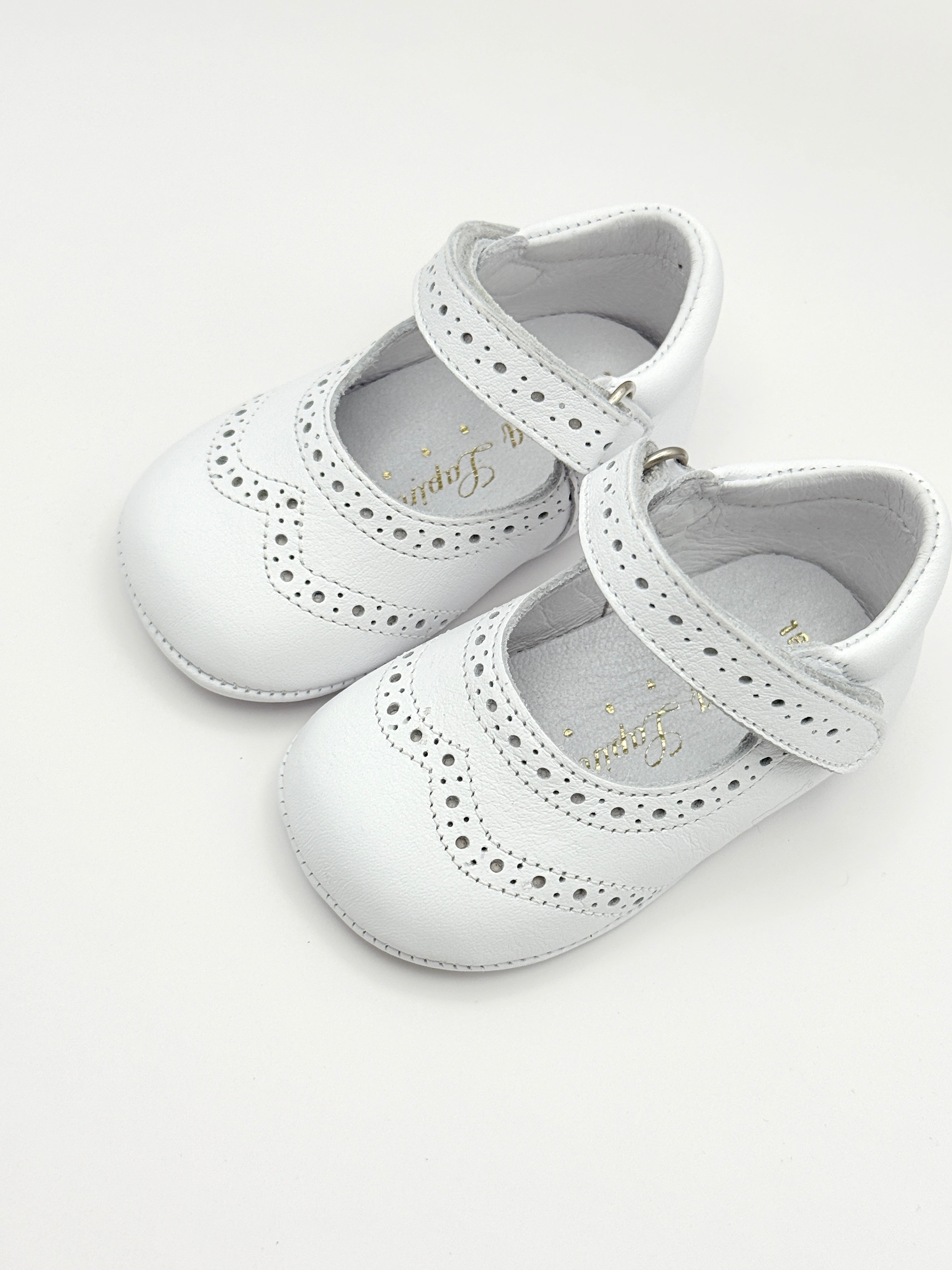 Crib Shoe Mary Jane Oxford White