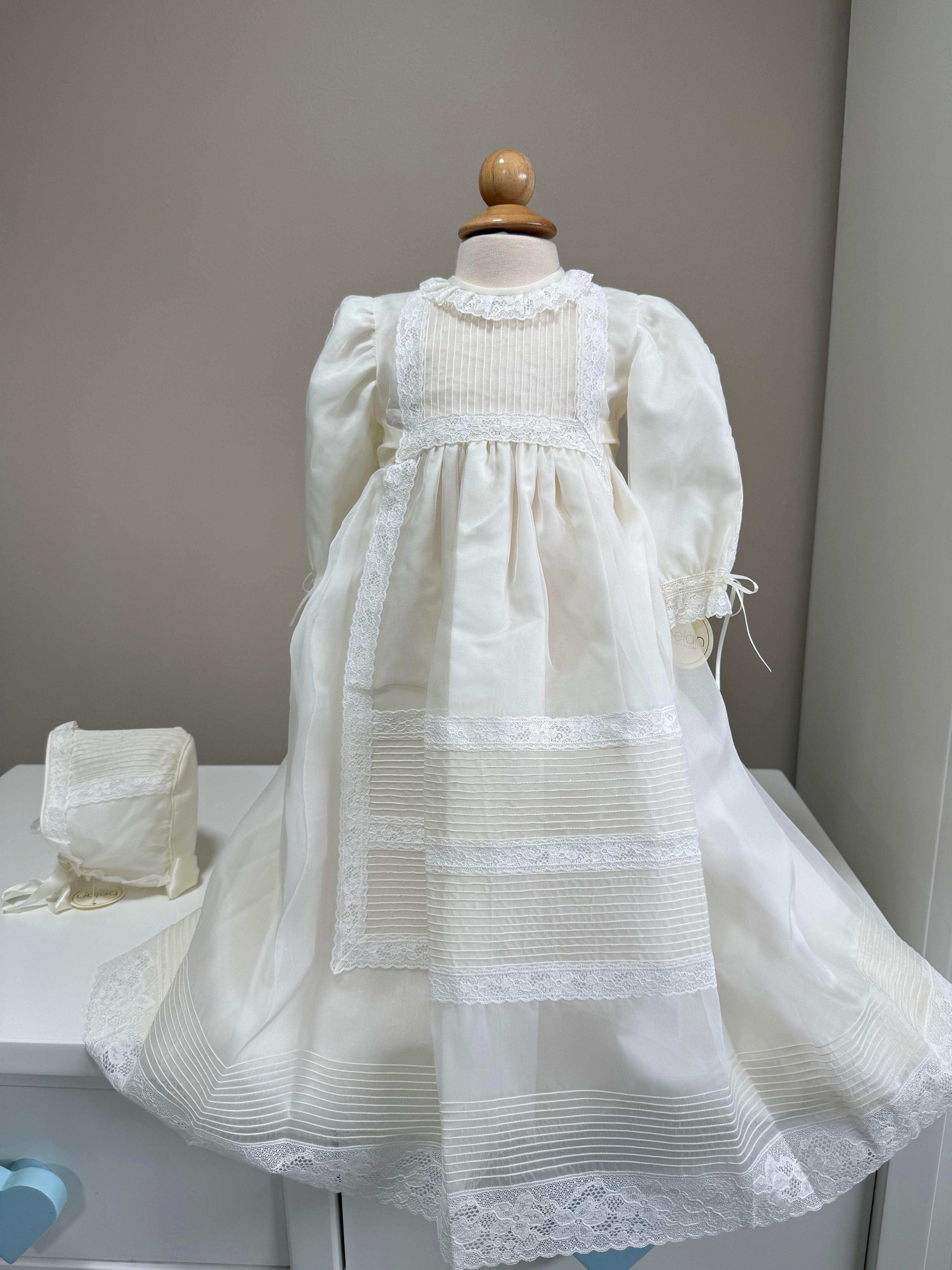 Christening Gown Daniela- Long Sleeve