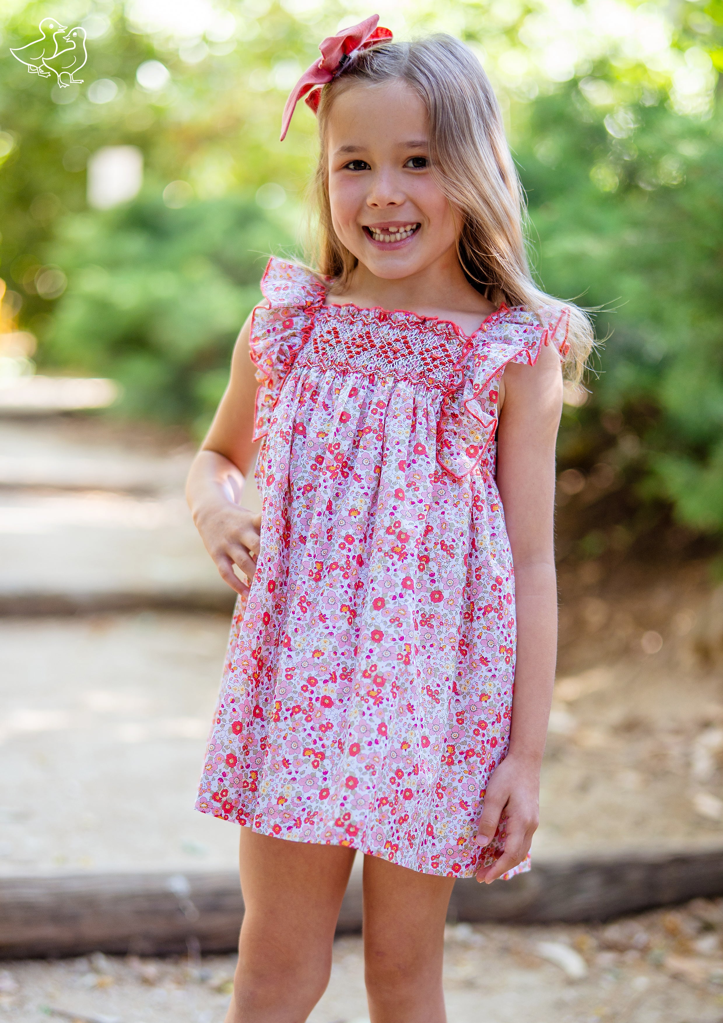 Smock Dress 'Nido Coral'