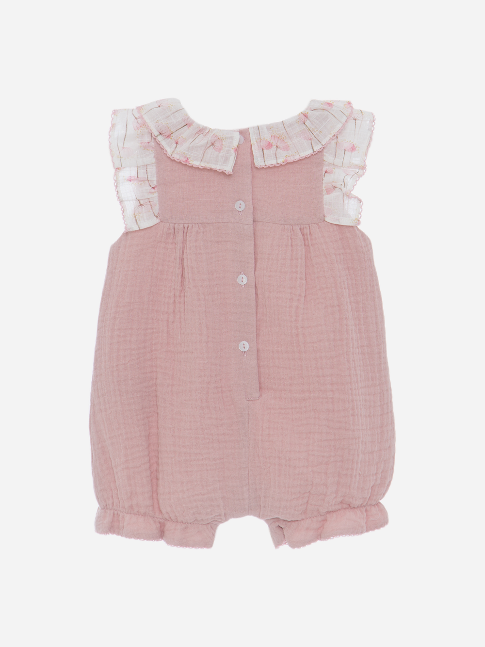 Dusty Pink Cotton Romper