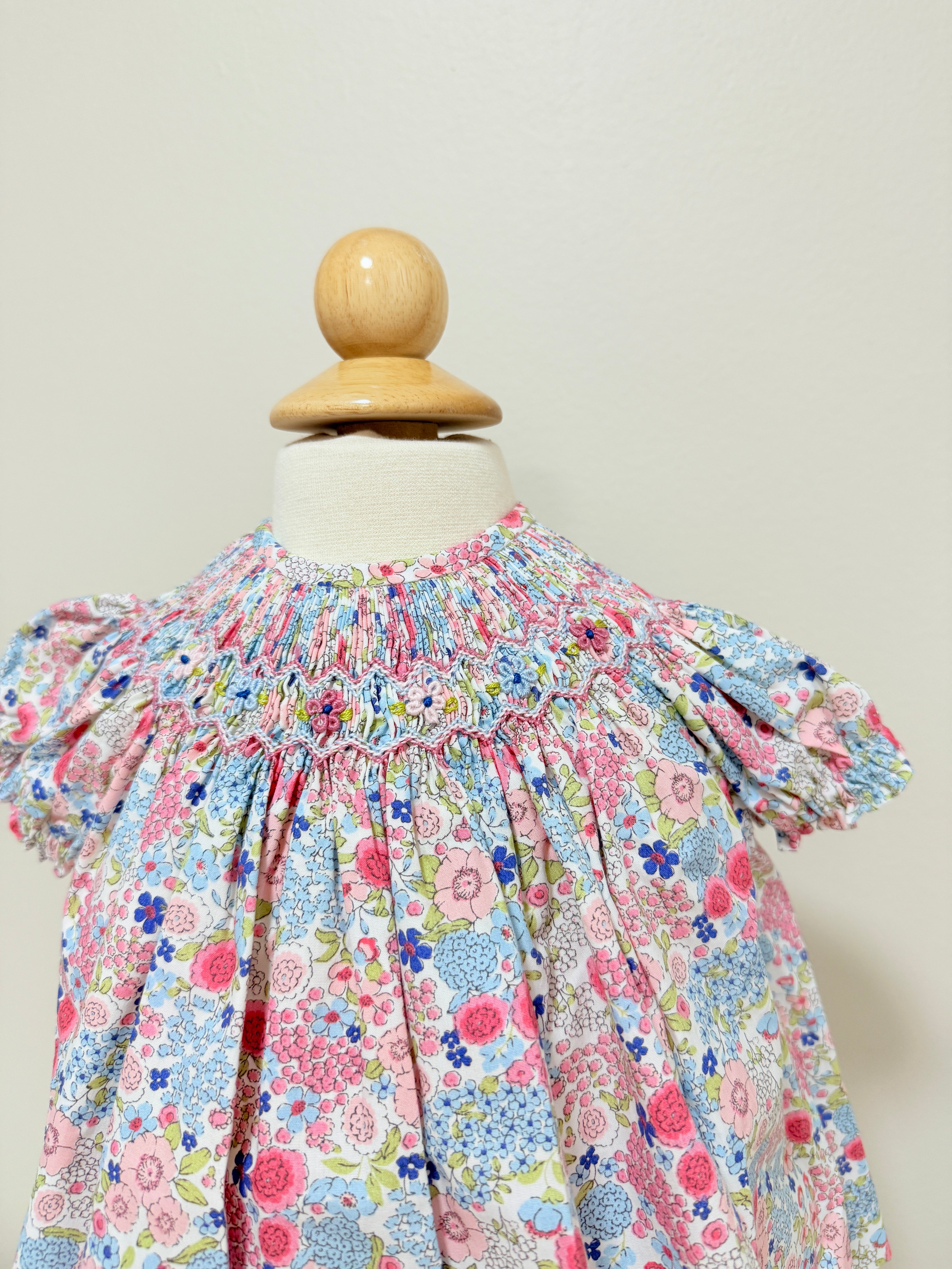 DBB 'Rosa' Popelin Smock Bloomer Set