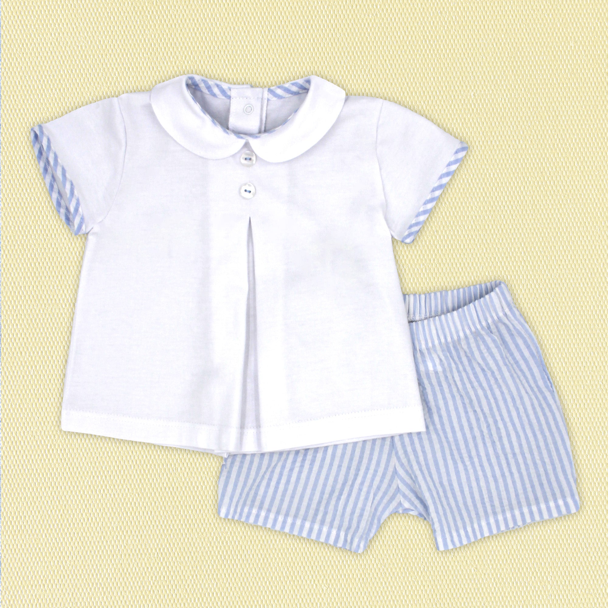 Short Set 'Piquet Blue'