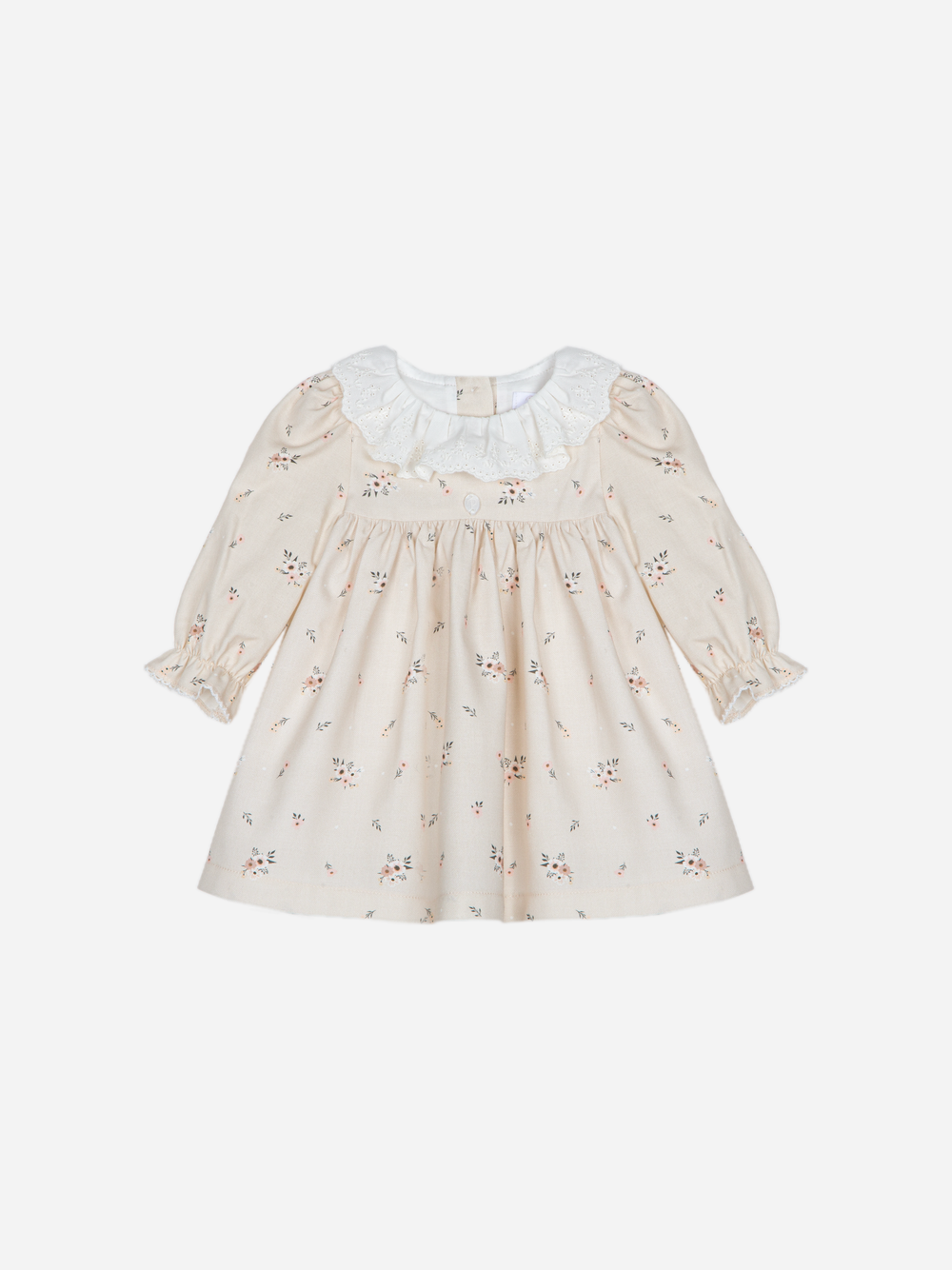 Beige Viyella Dress