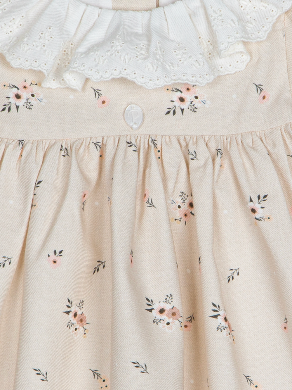 Beige Viyella Dress