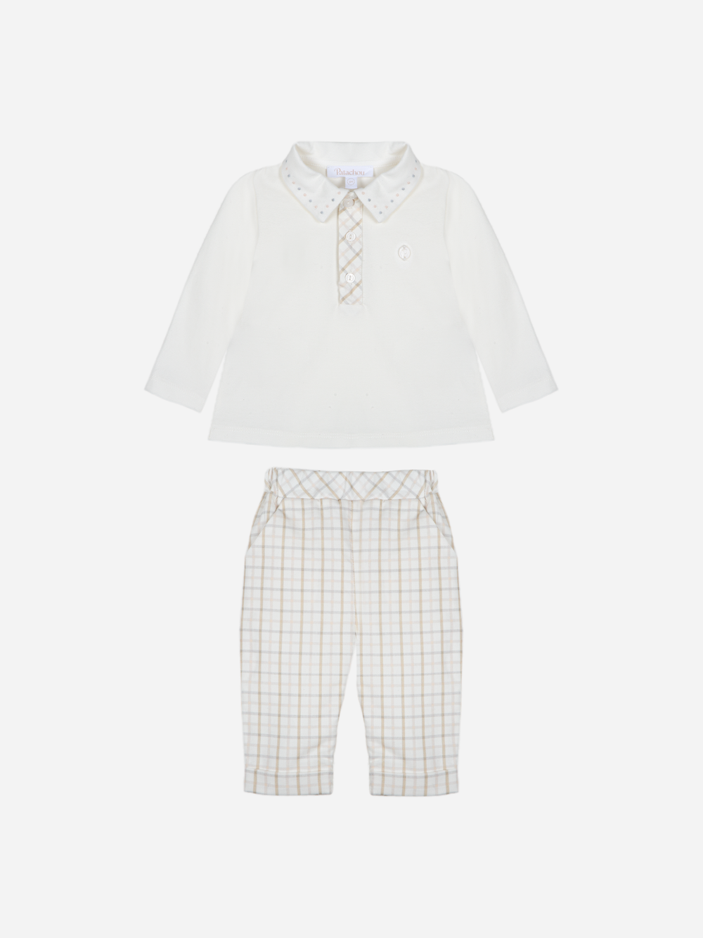 Beige Check Set