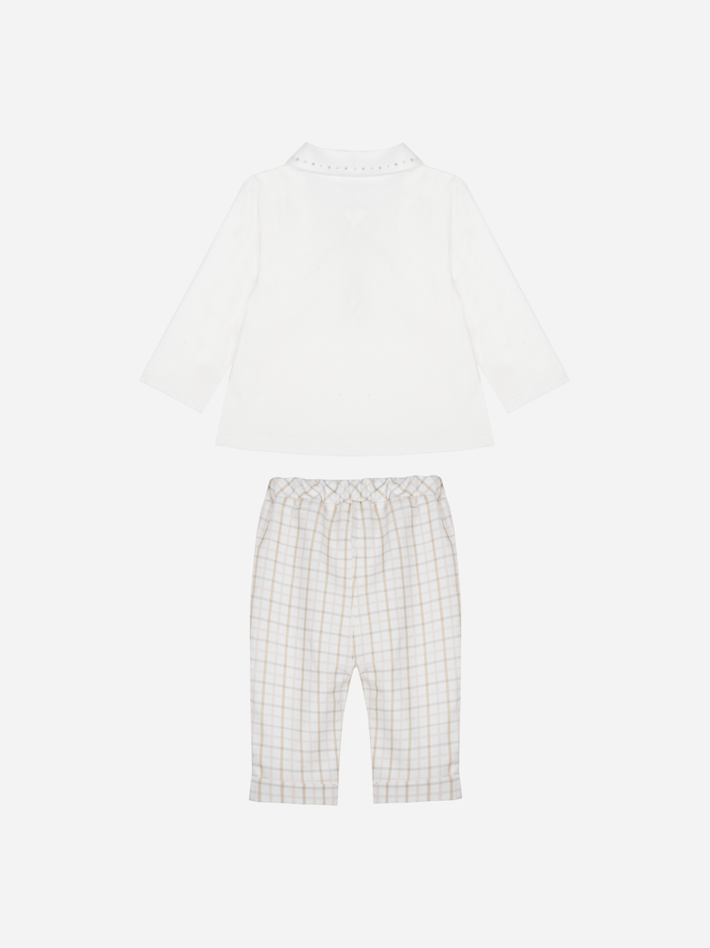 Beige Check Set
