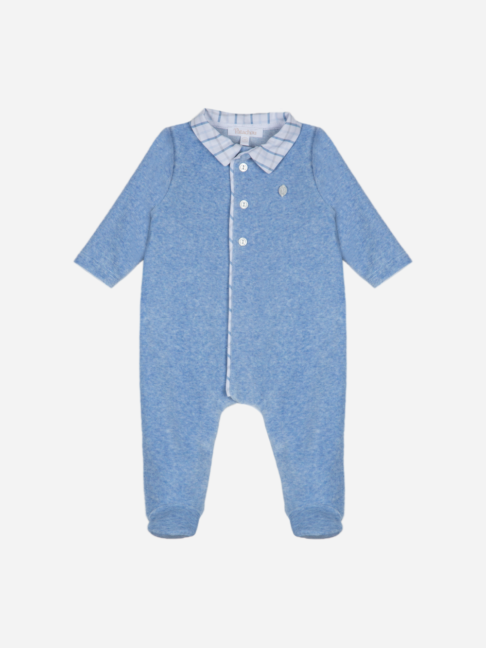 Babygrow Blue Checkers
