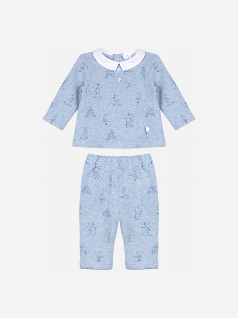 Toile de Jouy Fleece Set