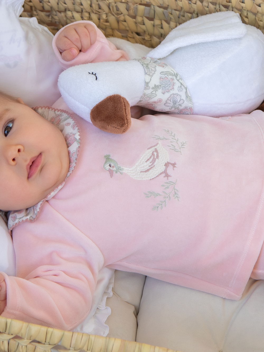 Pink Jersey Velour Set