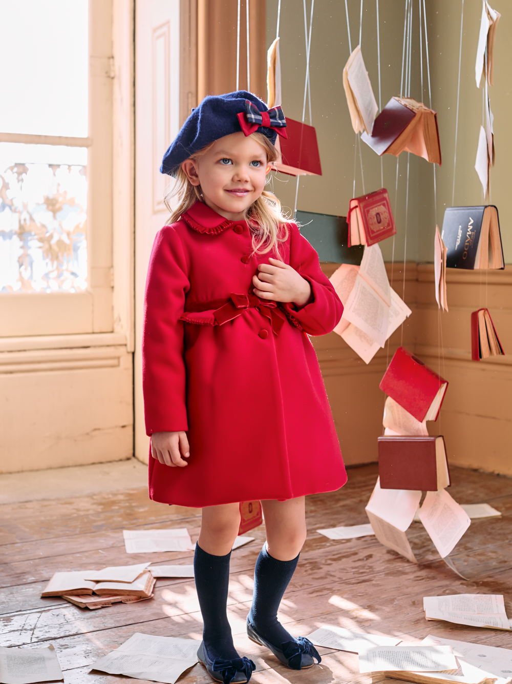 Mouflon Coat with Bow