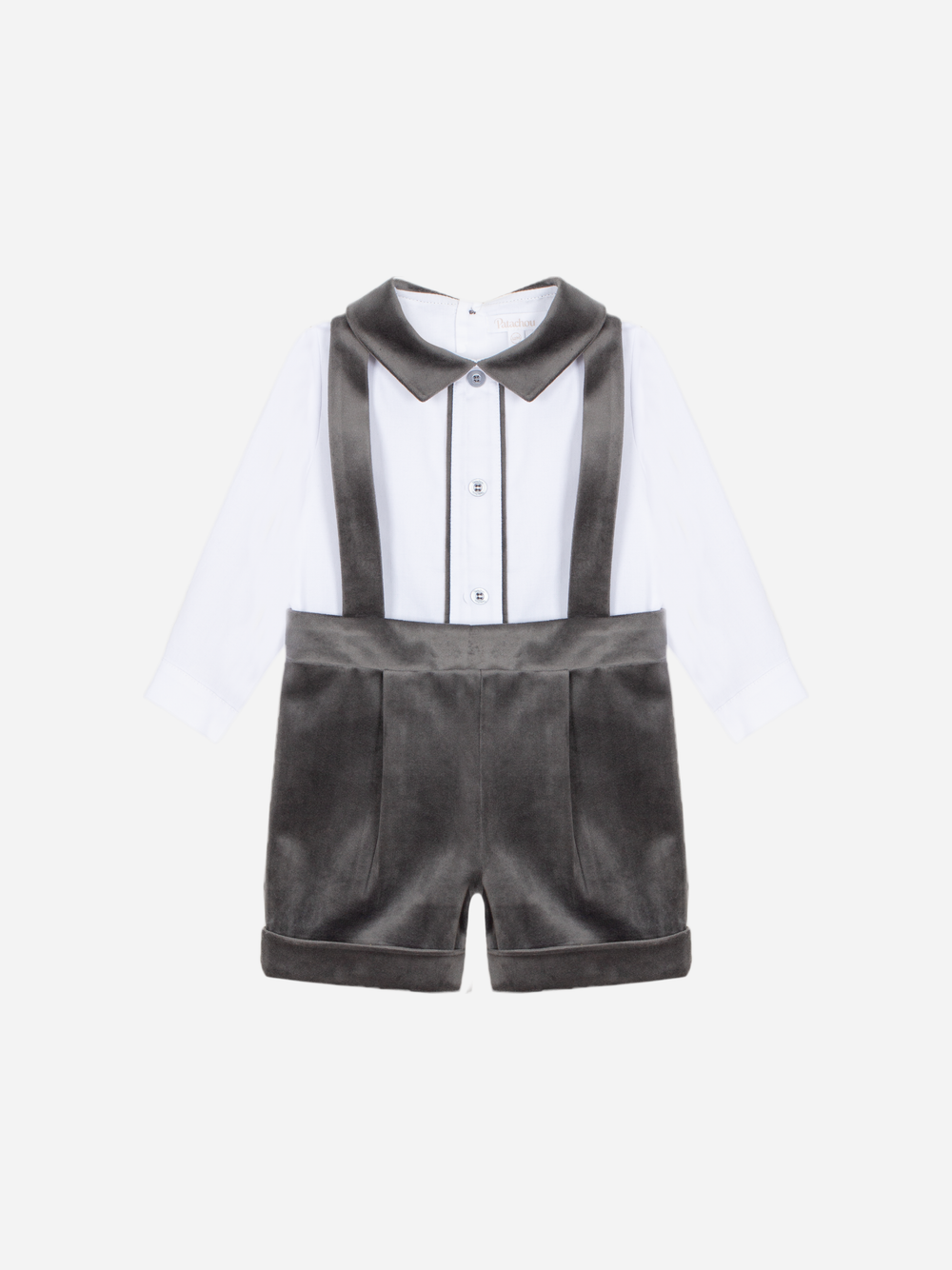 Dark Grey Velour Outfit