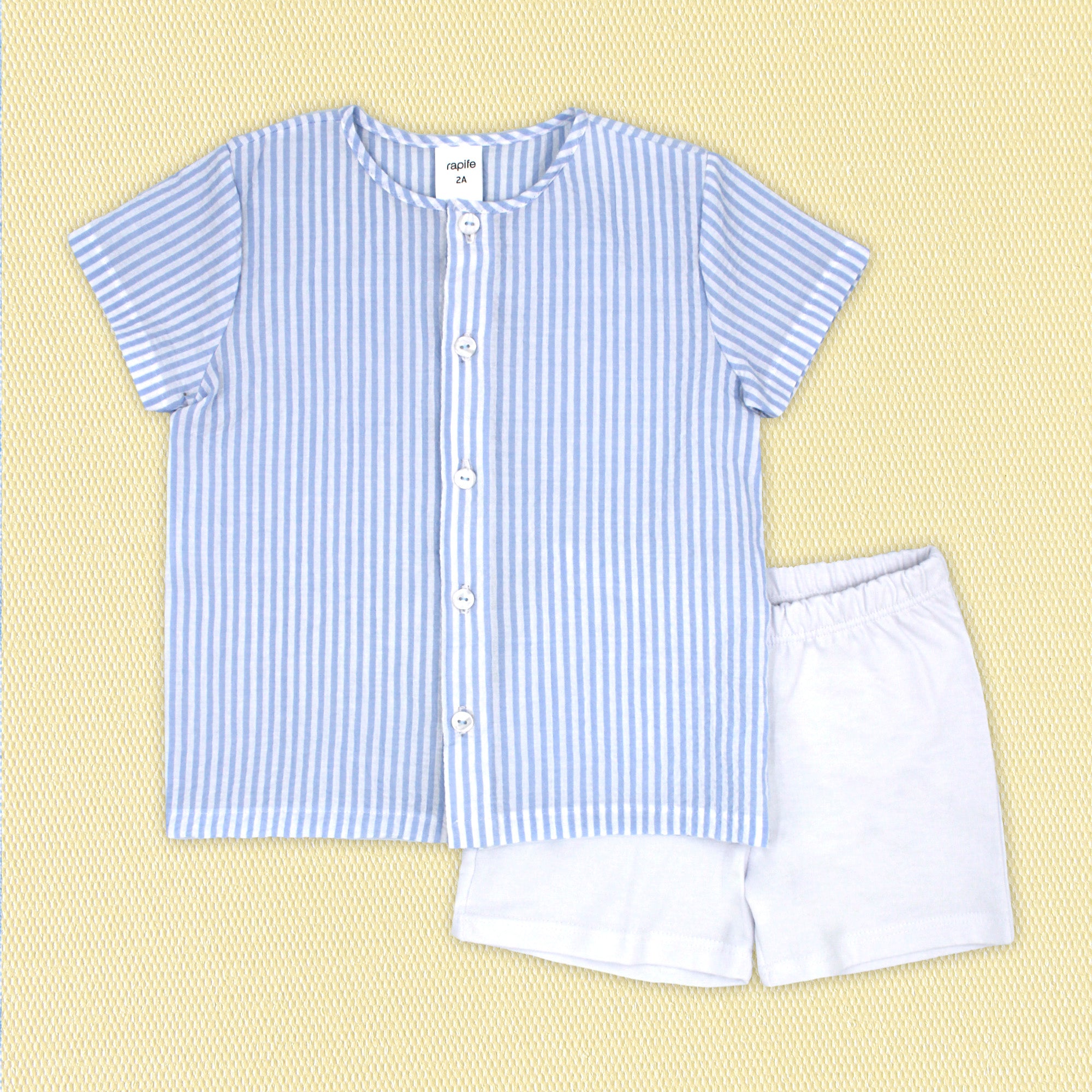 Shirt Set 'Seersucker Stripes'