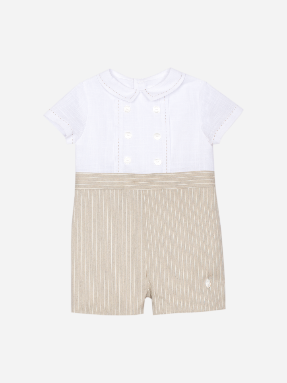 Romper 'Shantung Beige'