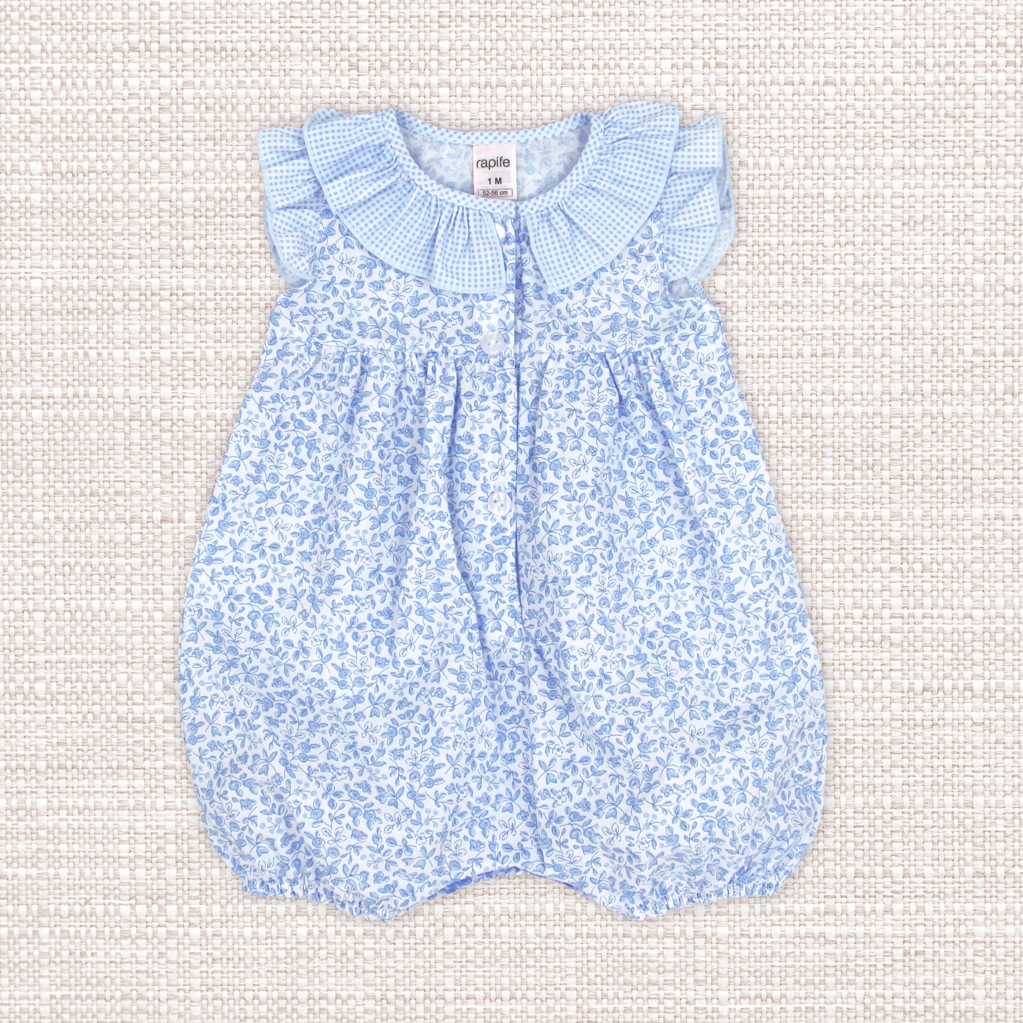Romper 'Popelin Flores' Blue