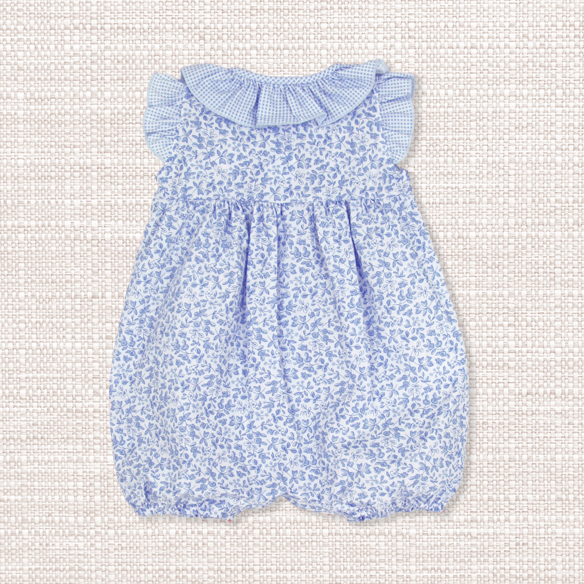 Romper 'Popelin Flores' Blue