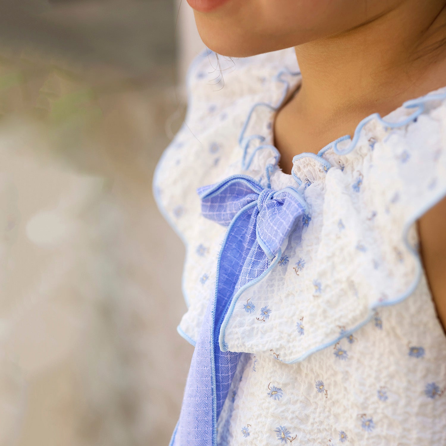 Dress Set 'Blue Flowers'