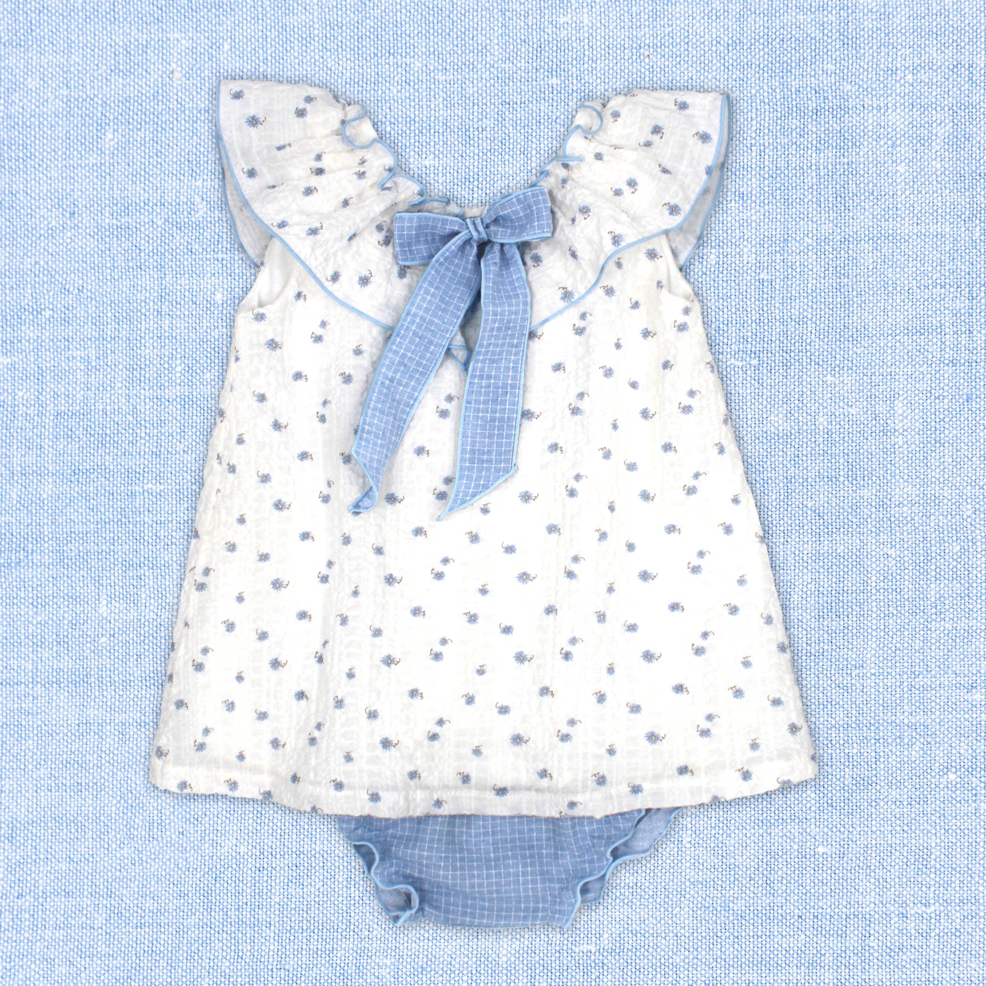 Dress Set 'Blue Flowers'