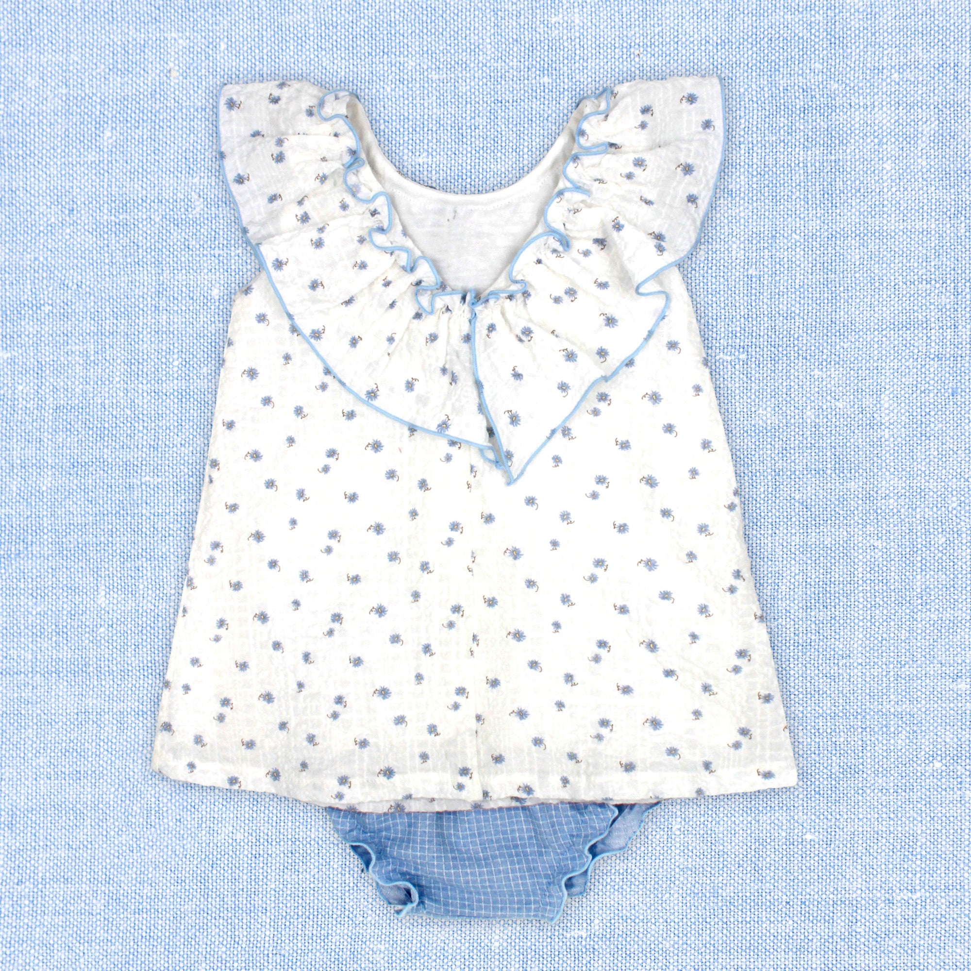 Dress Set 'Blue Flowers'