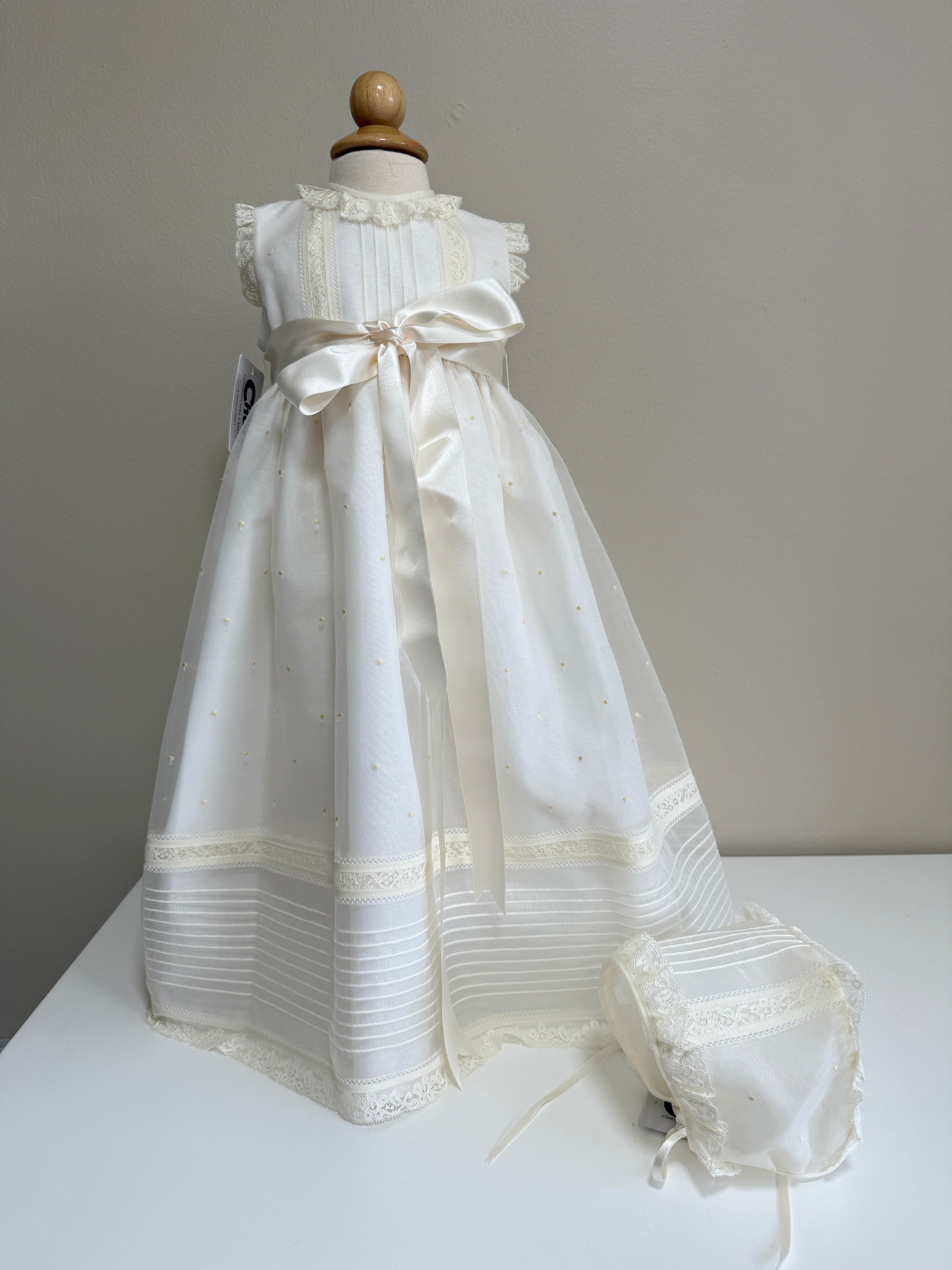 Christening Gown Maria- 2pc