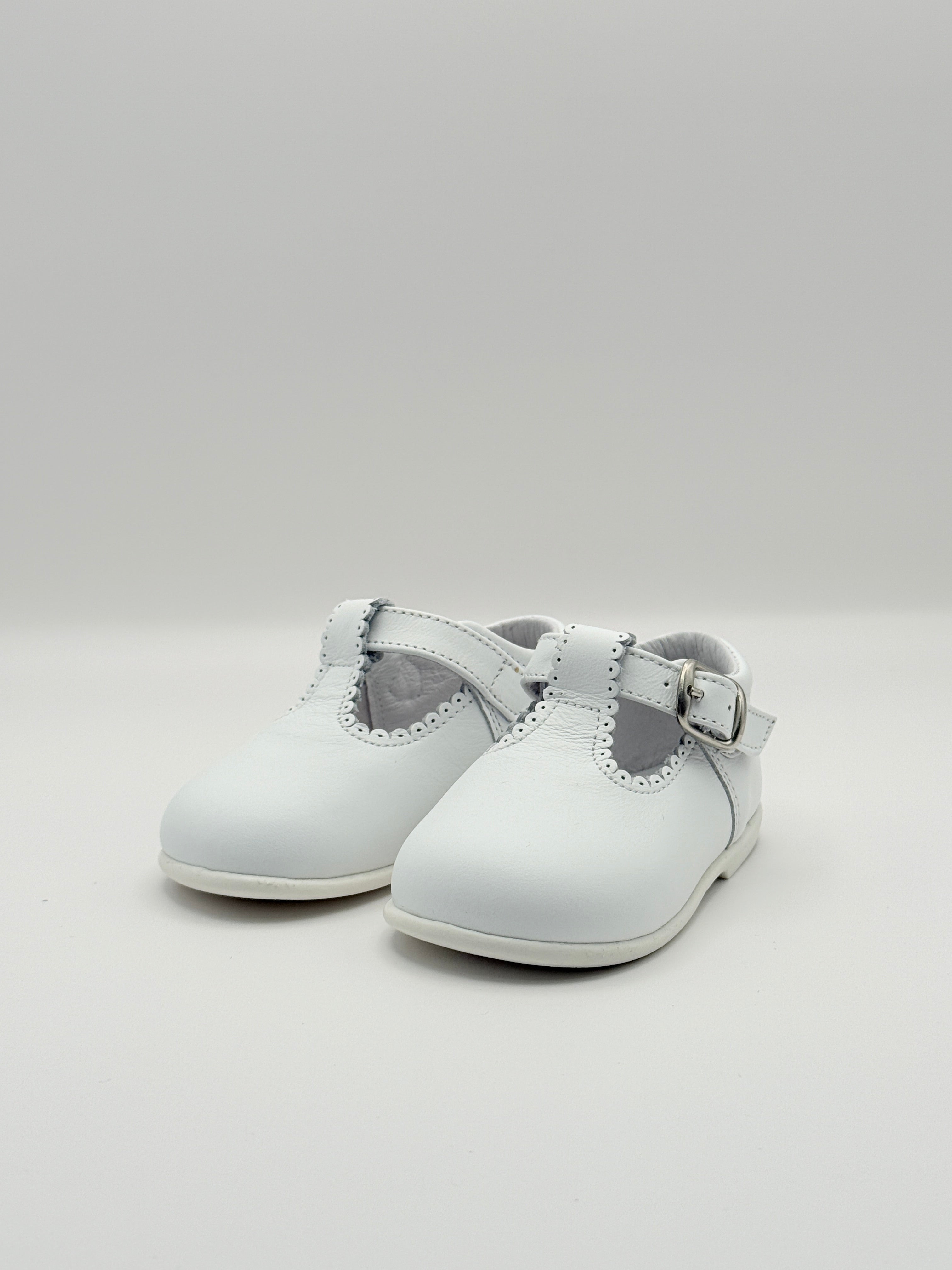 T Strap Nacar White