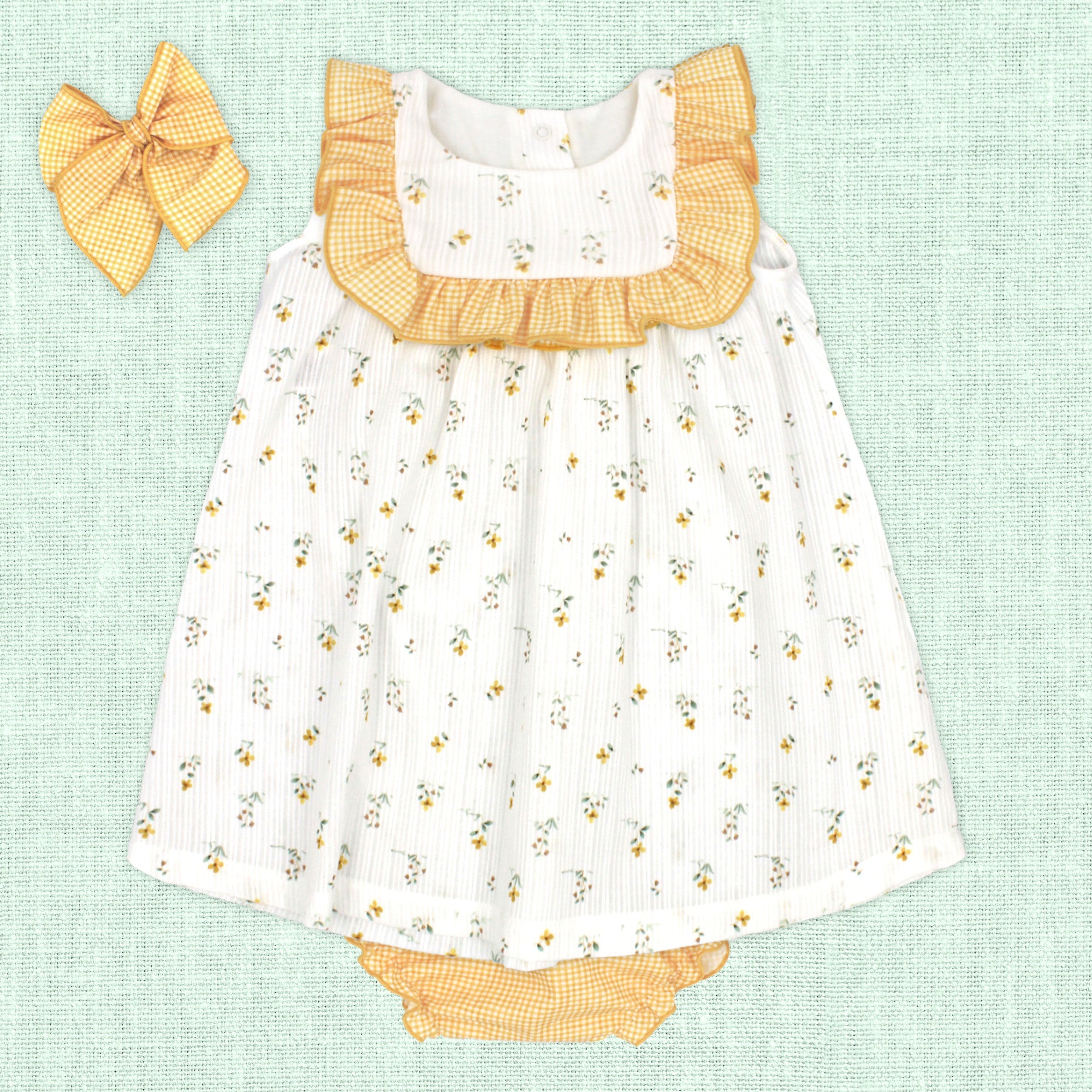 Dress Set 'Yellow Flowers'