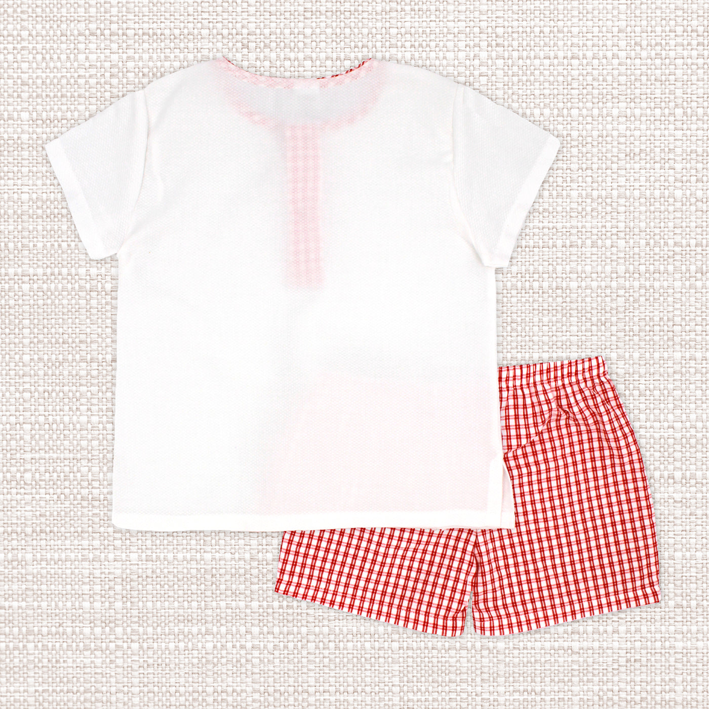 Boy Set 'Cherry Red' Piquet