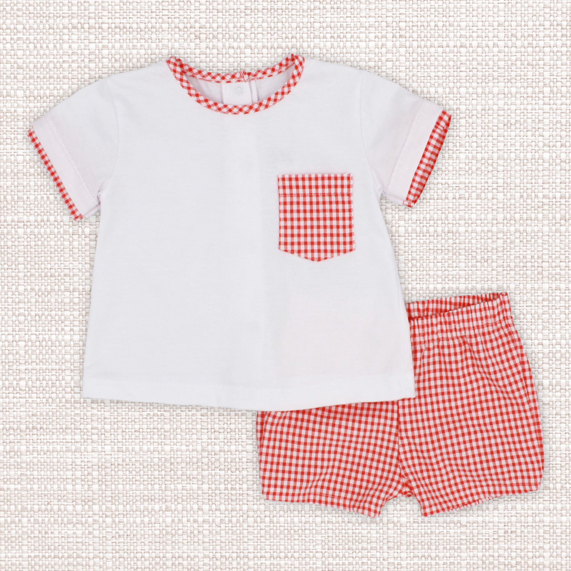 Bloomer Set 'Checkered Fun' Red
