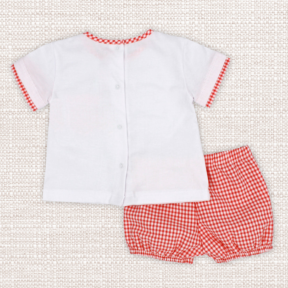 Bloomer Set 'Checkered Fun' Red