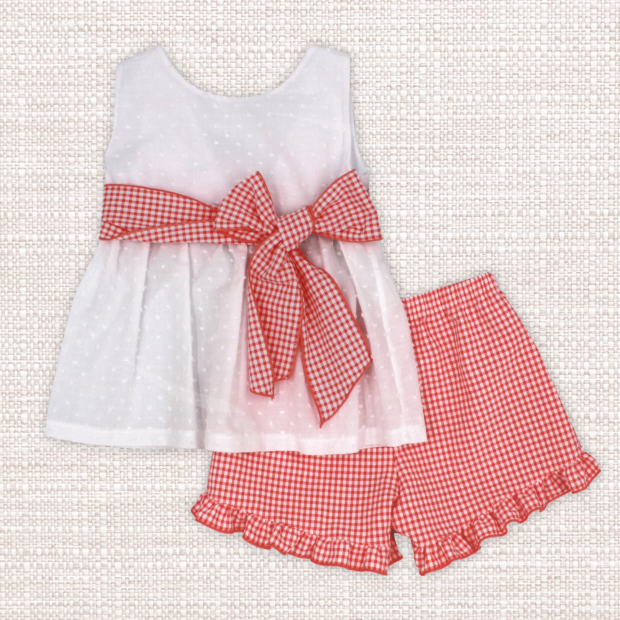 Short Set 'Checkered Fun'