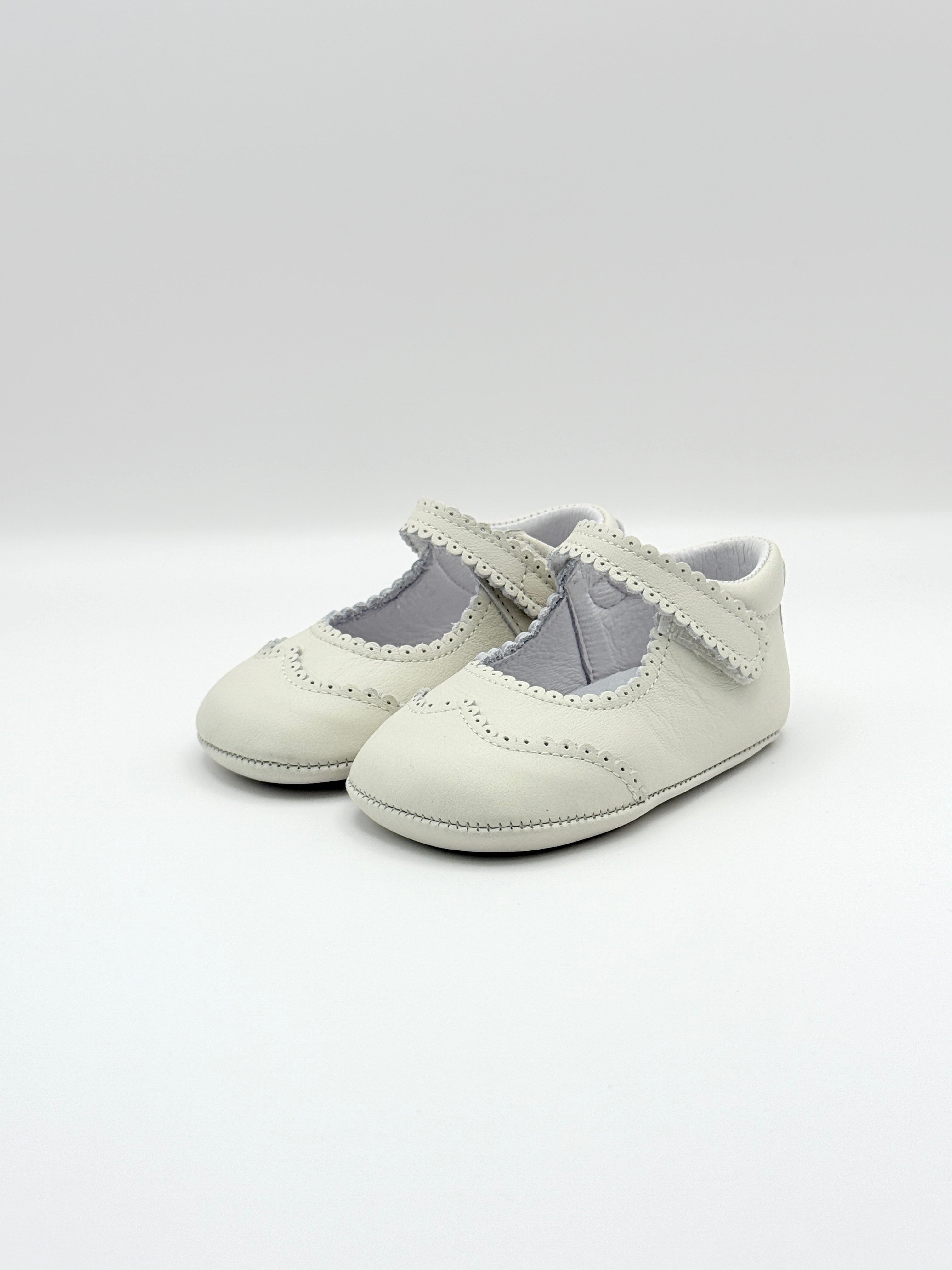 Crib Shoe Mary Jane Rubi Napa Ivory