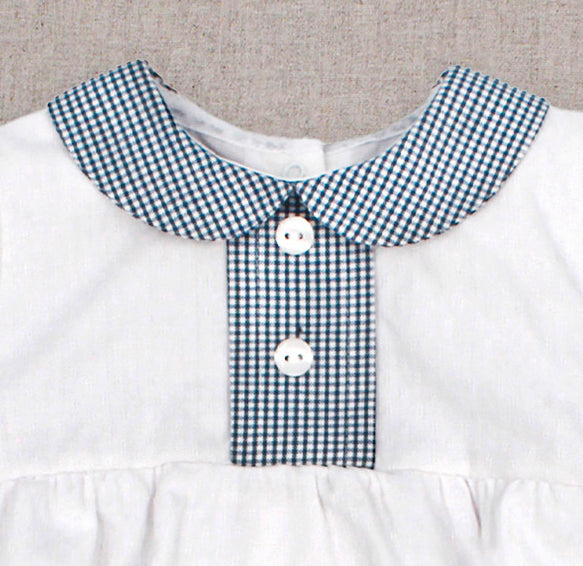 Romper 'Navy Gingham' Boy