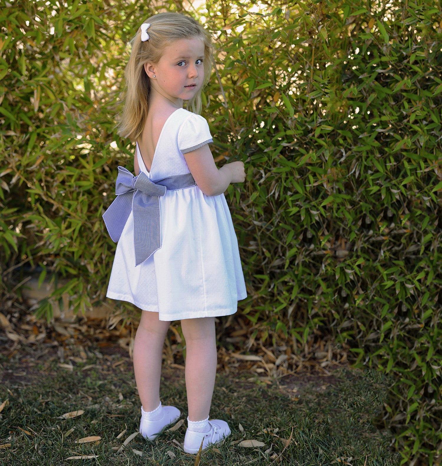 Dress 'Navy Gingham'