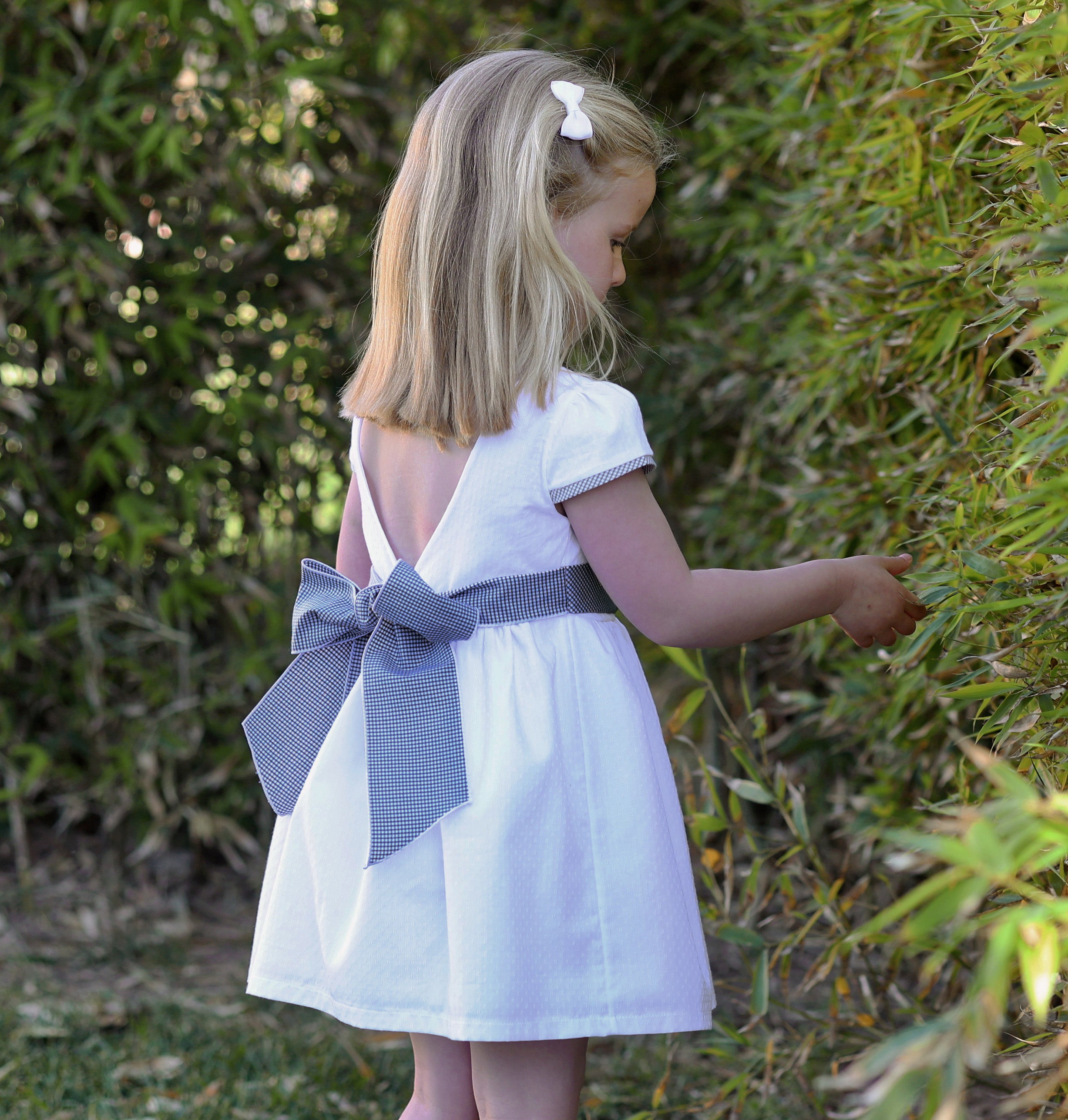 Dress 'Navy Gingham'