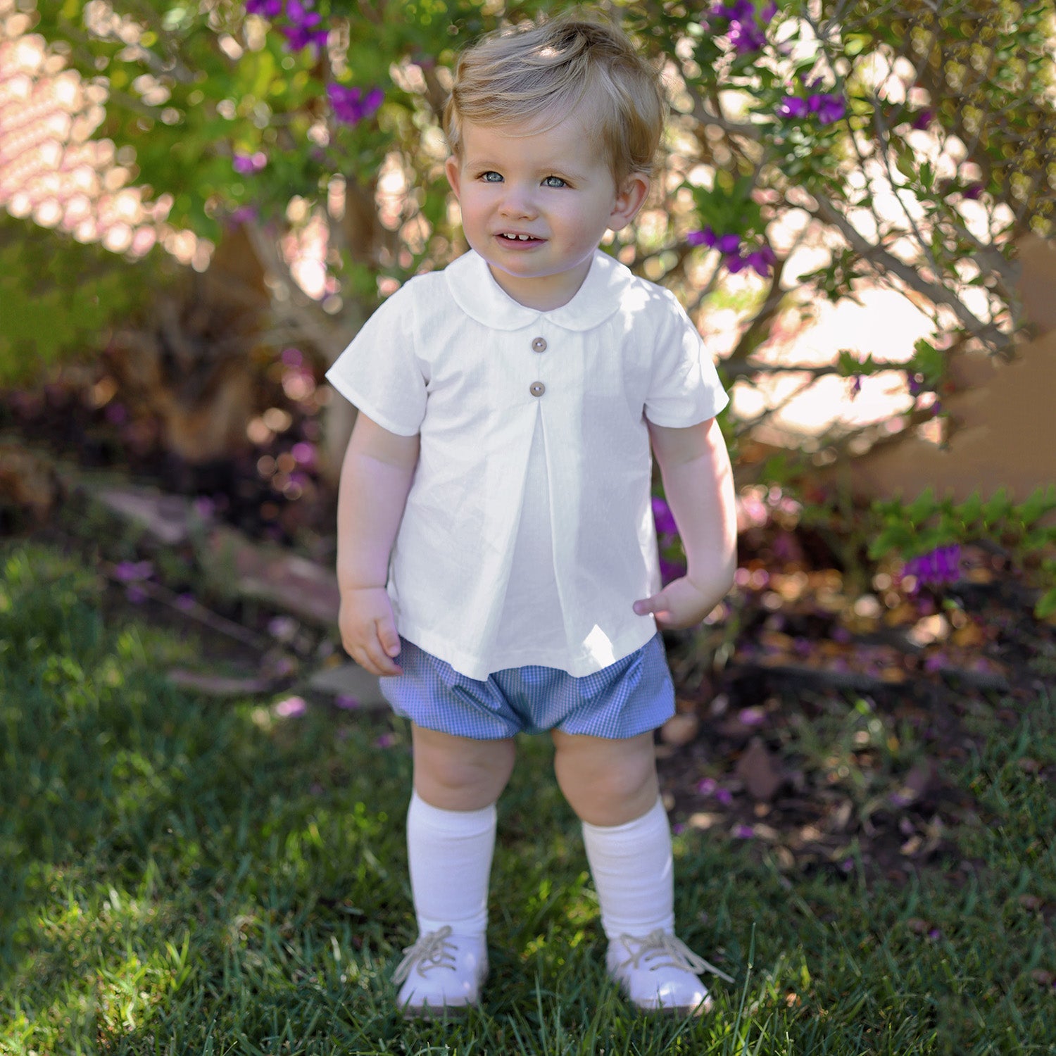 Bloomer Set 'Navy Gingham'