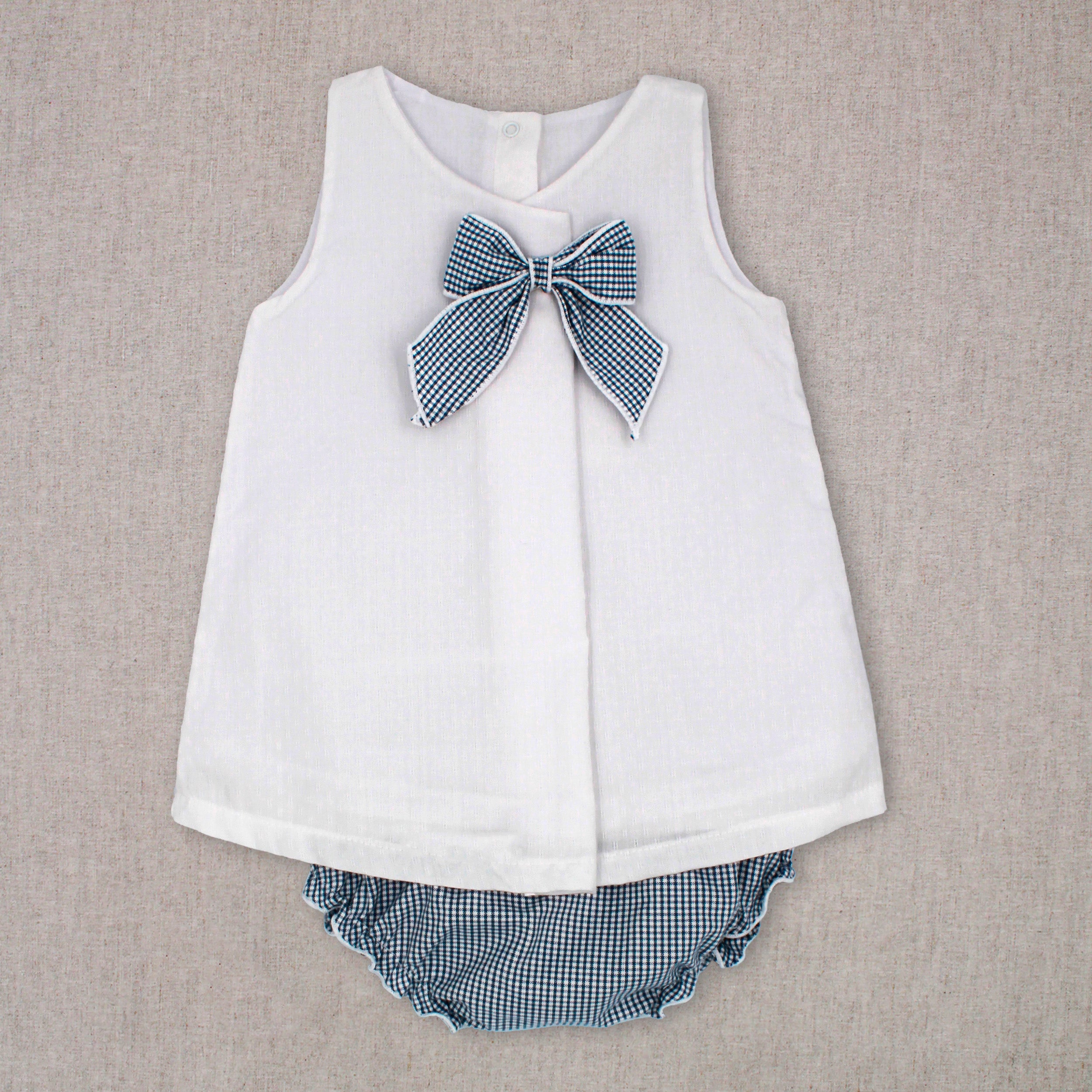 Bloomer Set 'Navy Gingham'