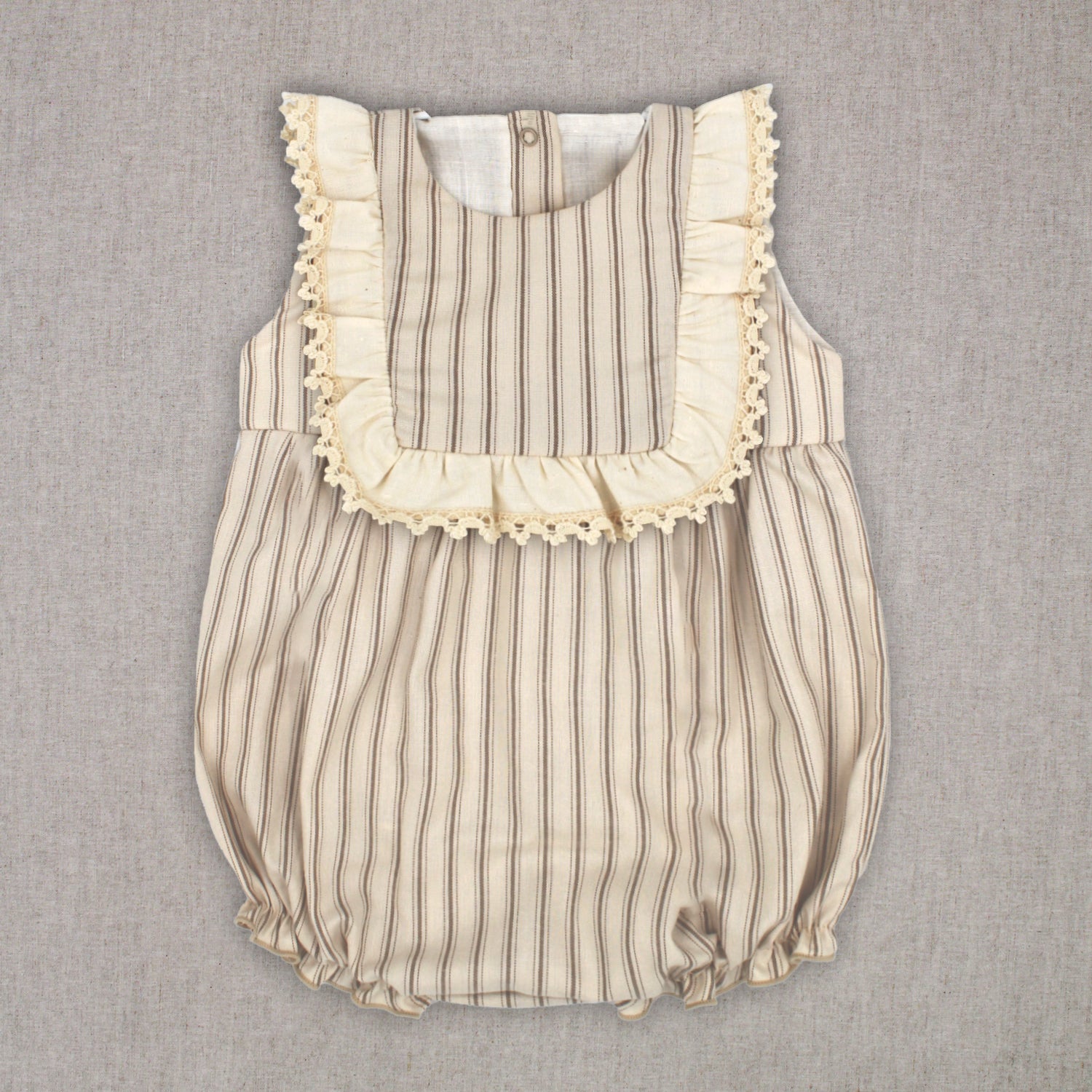 Romper 'Rayas Camel'