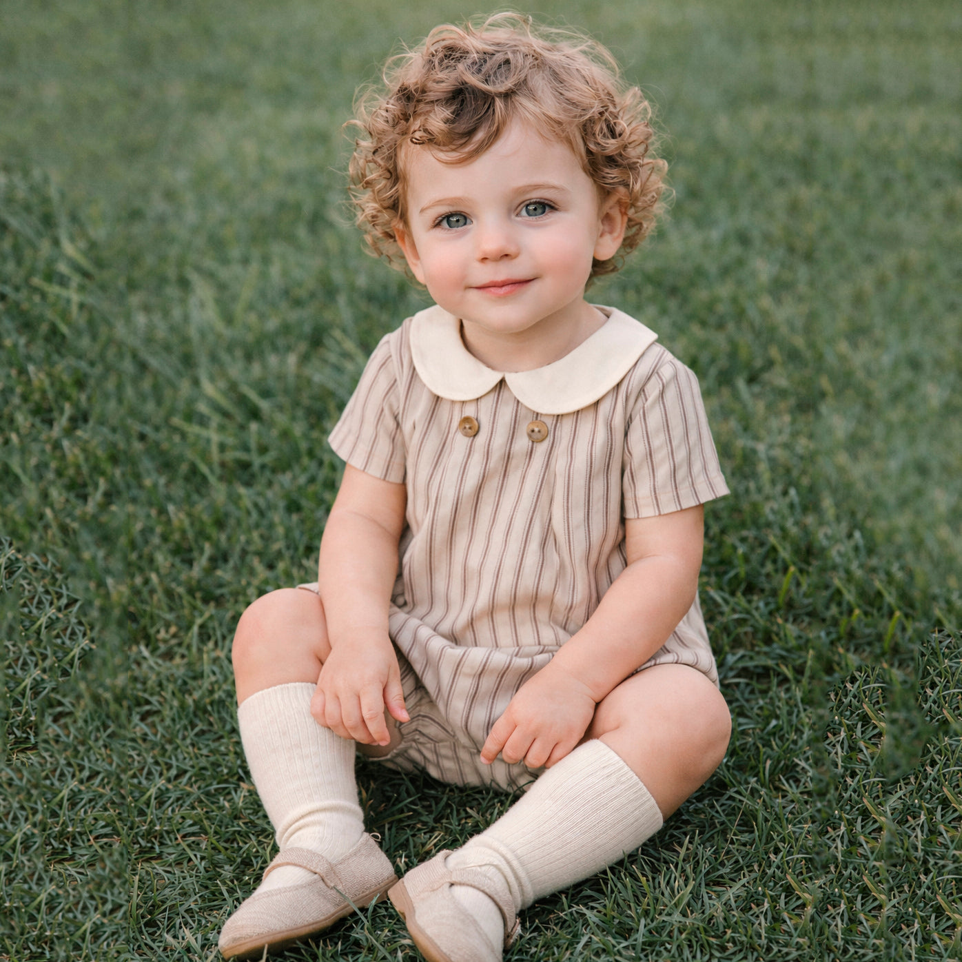 Romper 'Rayas Camel' Boy