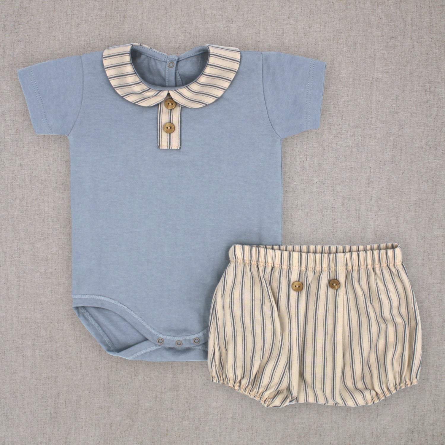 Body Set 'Rayas Blue'