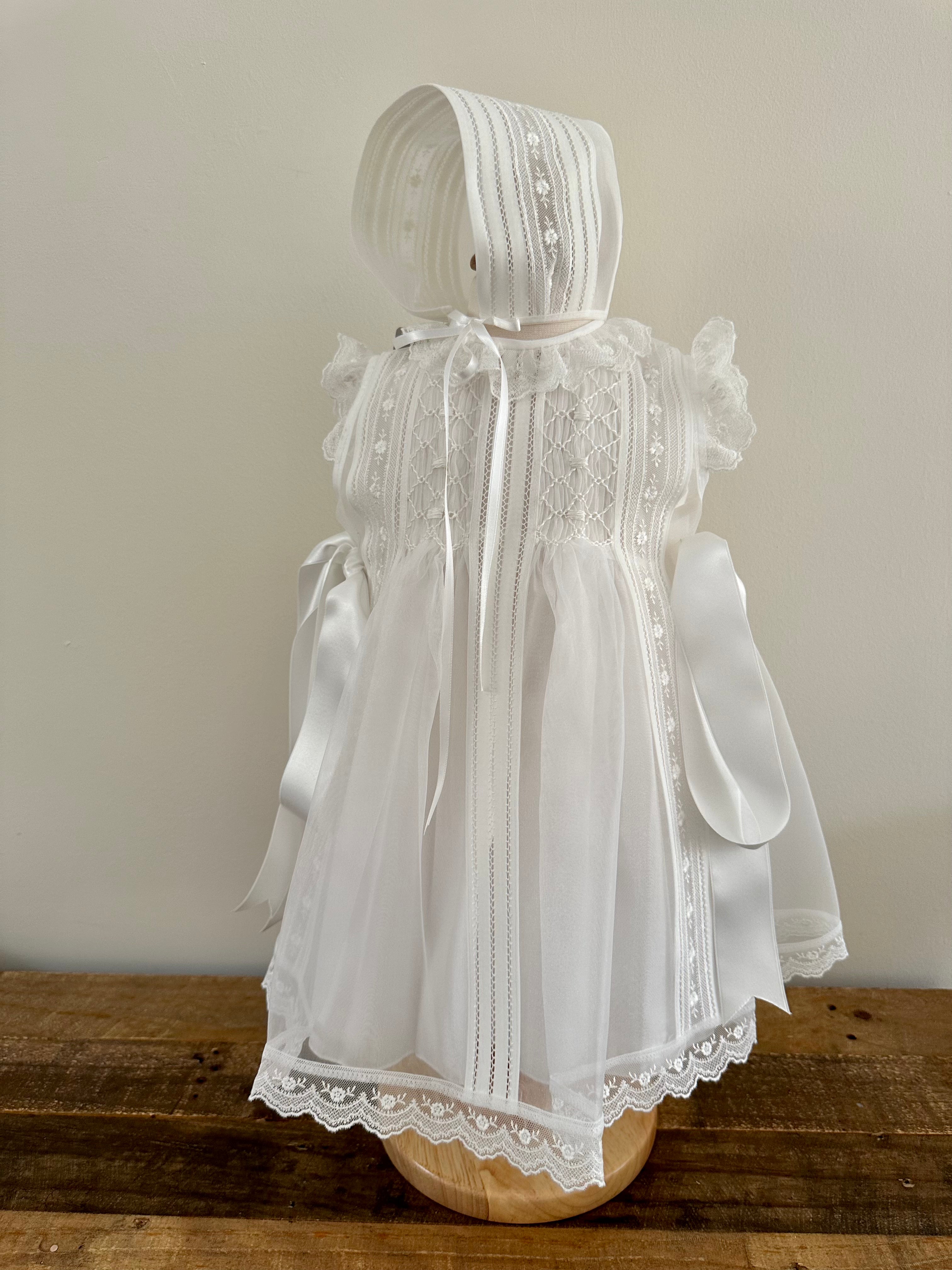 Christening Gown Ophelia- 2pc