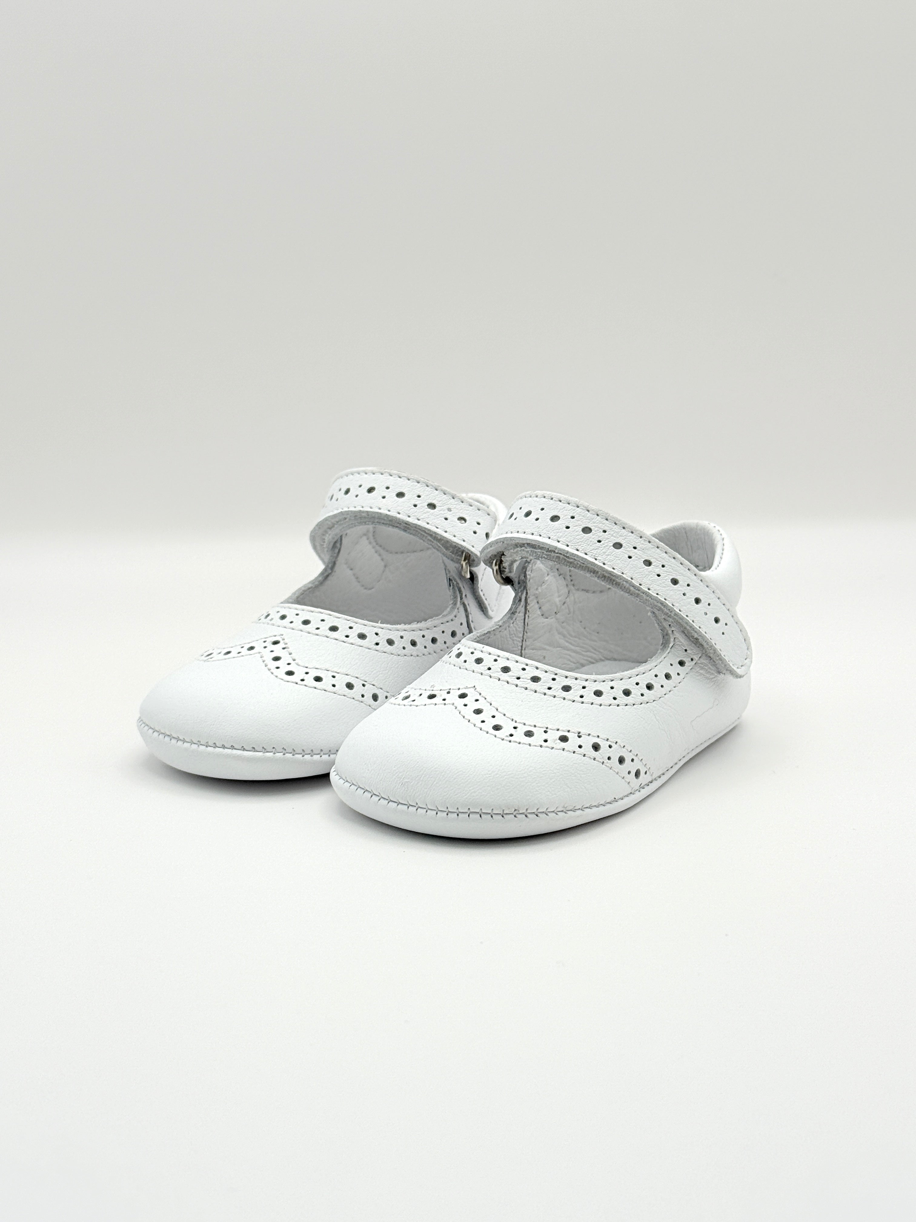 Crib Shoe Mary Jane Oxford White