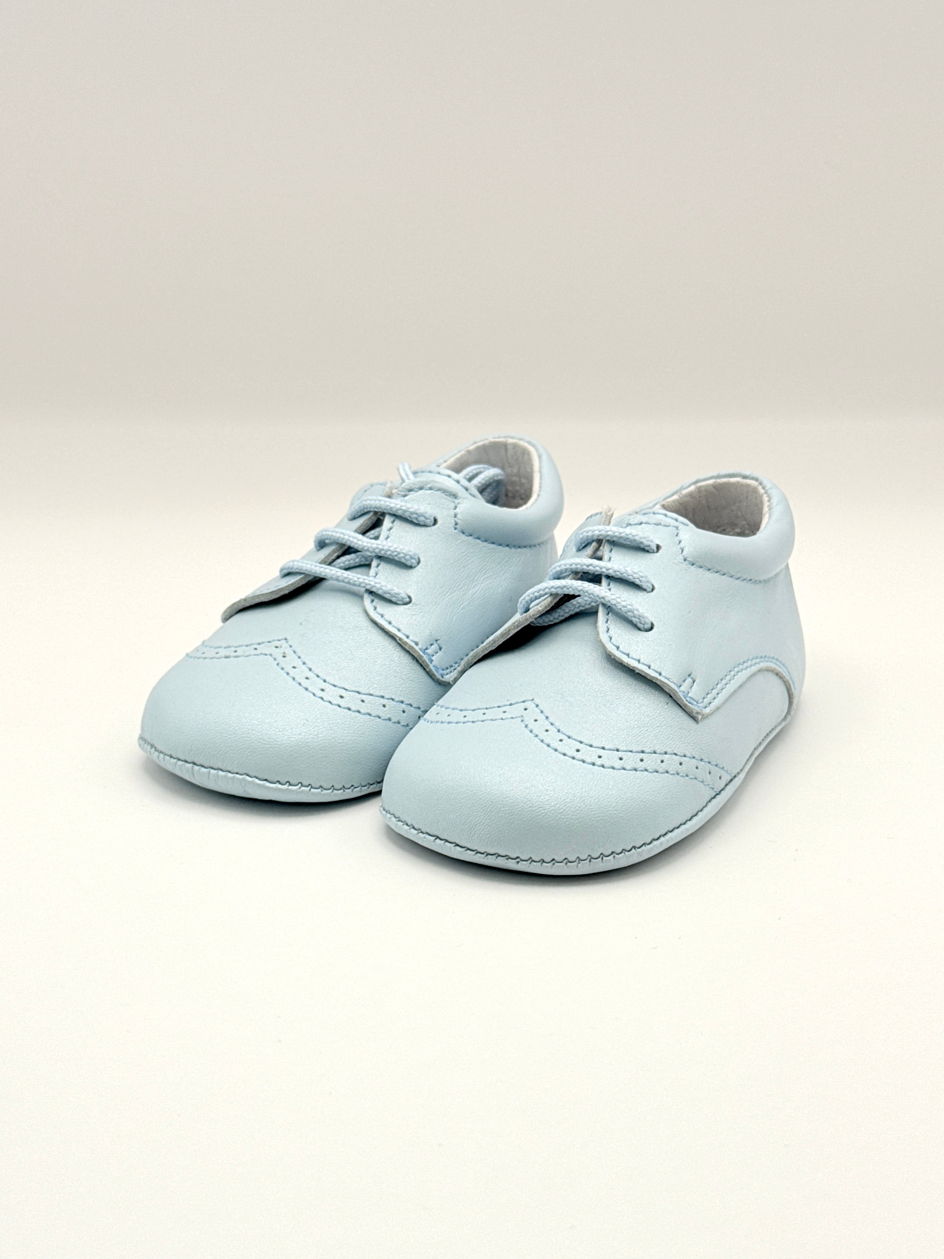 Crib Shoe Blucher Nacar Blue