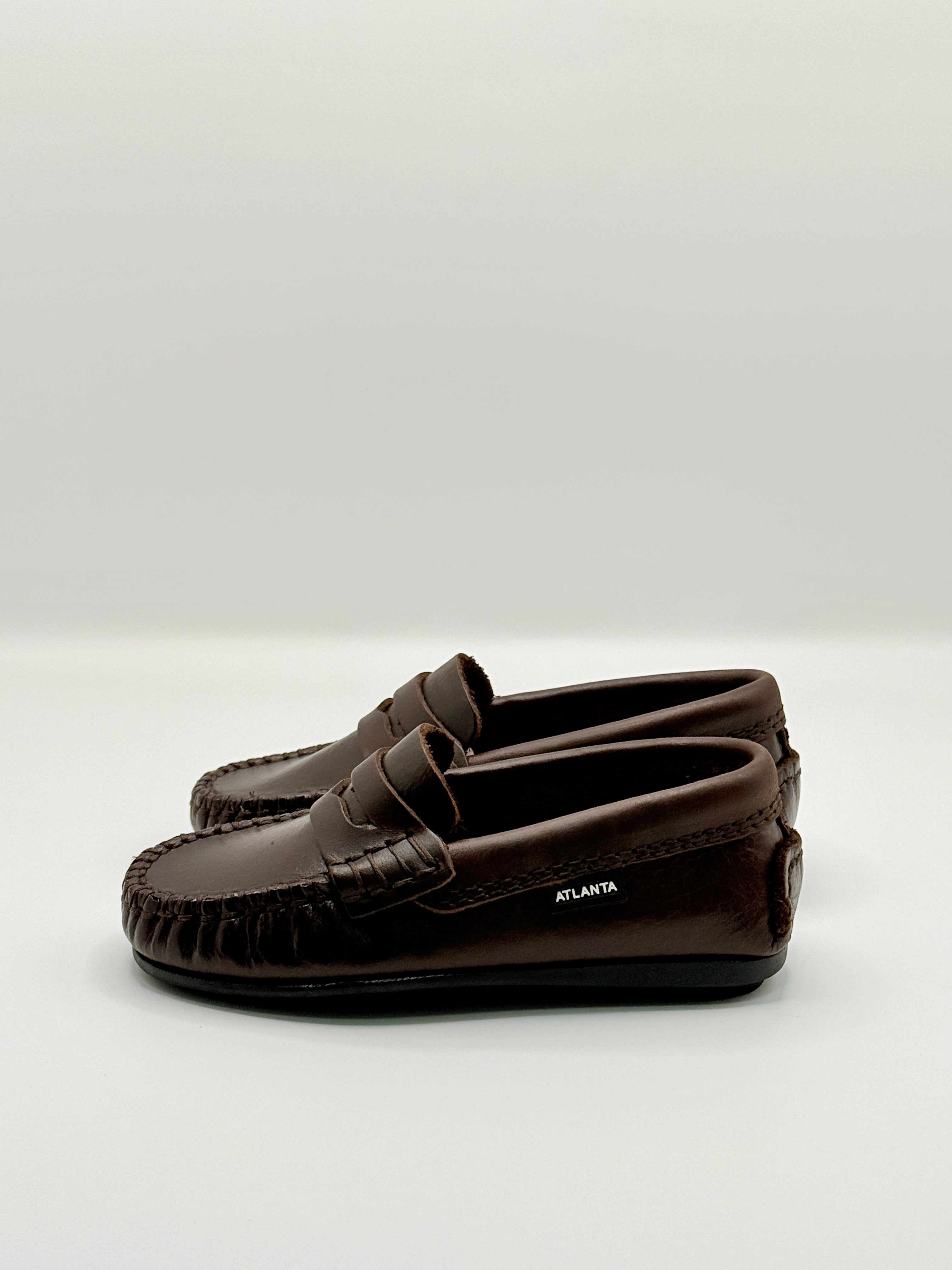 Penny Loafer Moccasins Dark Brown