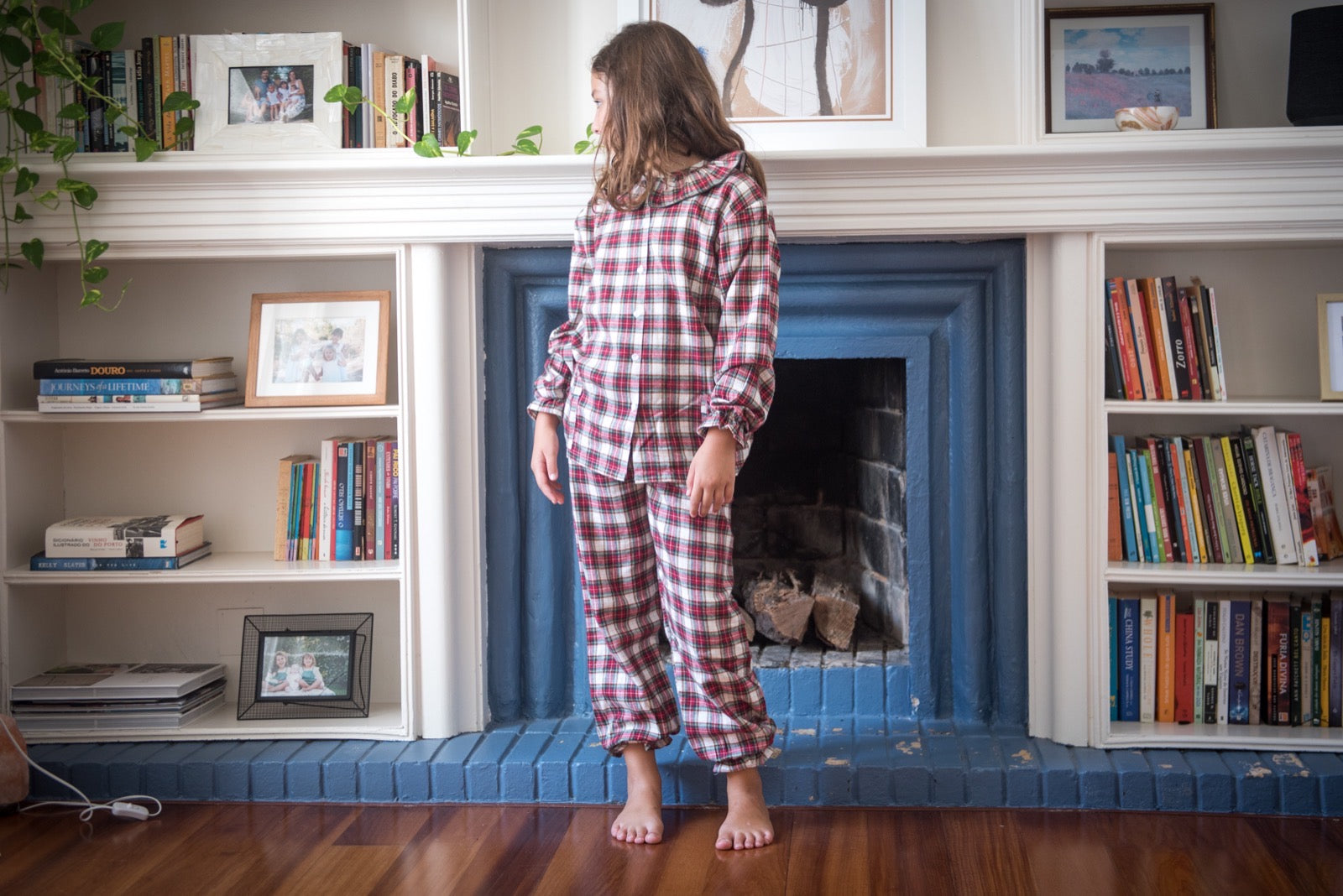 Pajama Tartan Girl- 2pc