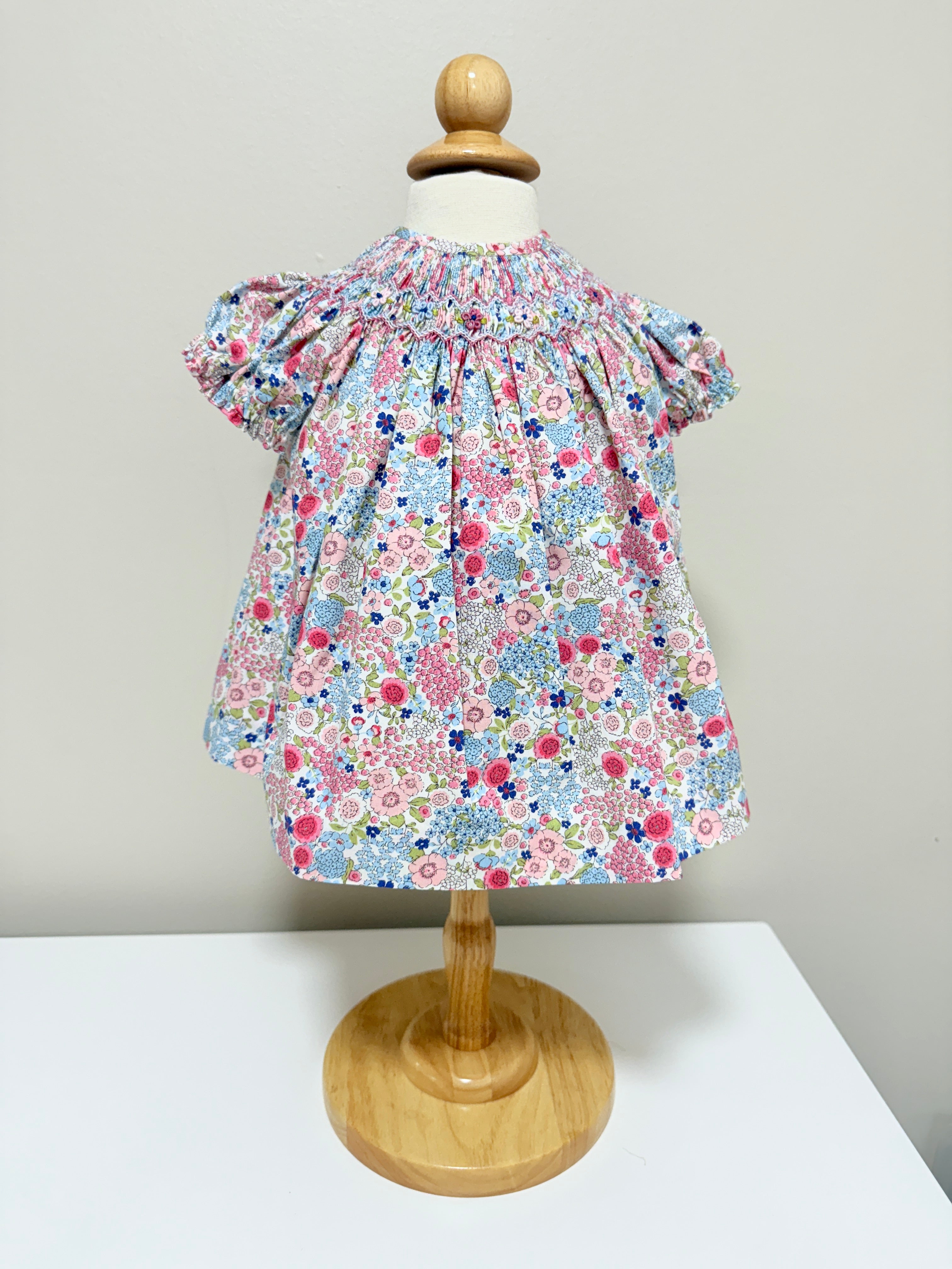 DBB 'Rosa' Popelin Smock Bloomer Set