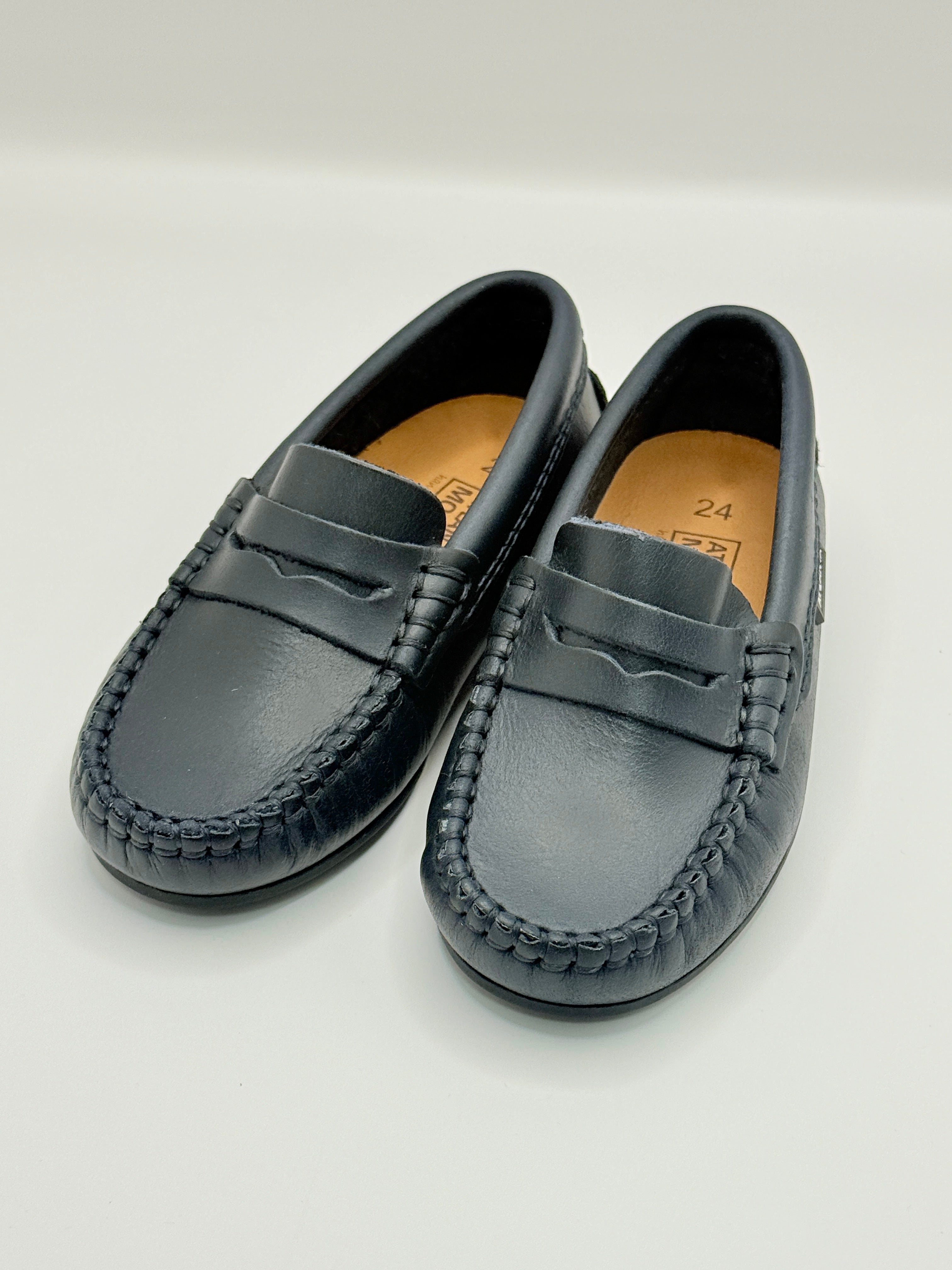 Penny Loafer Moccasins Navy