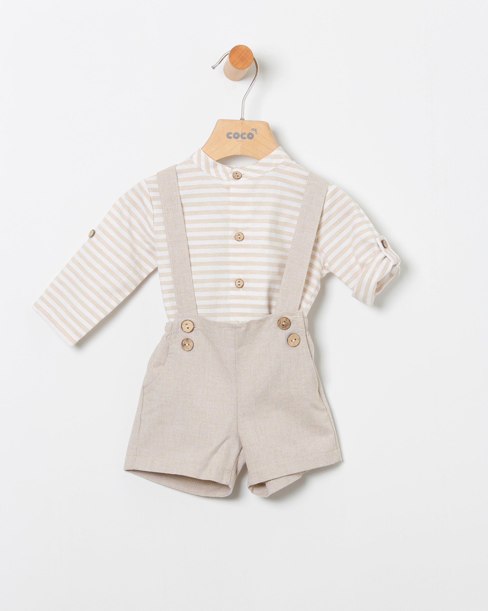 Dungaree Set Tostado