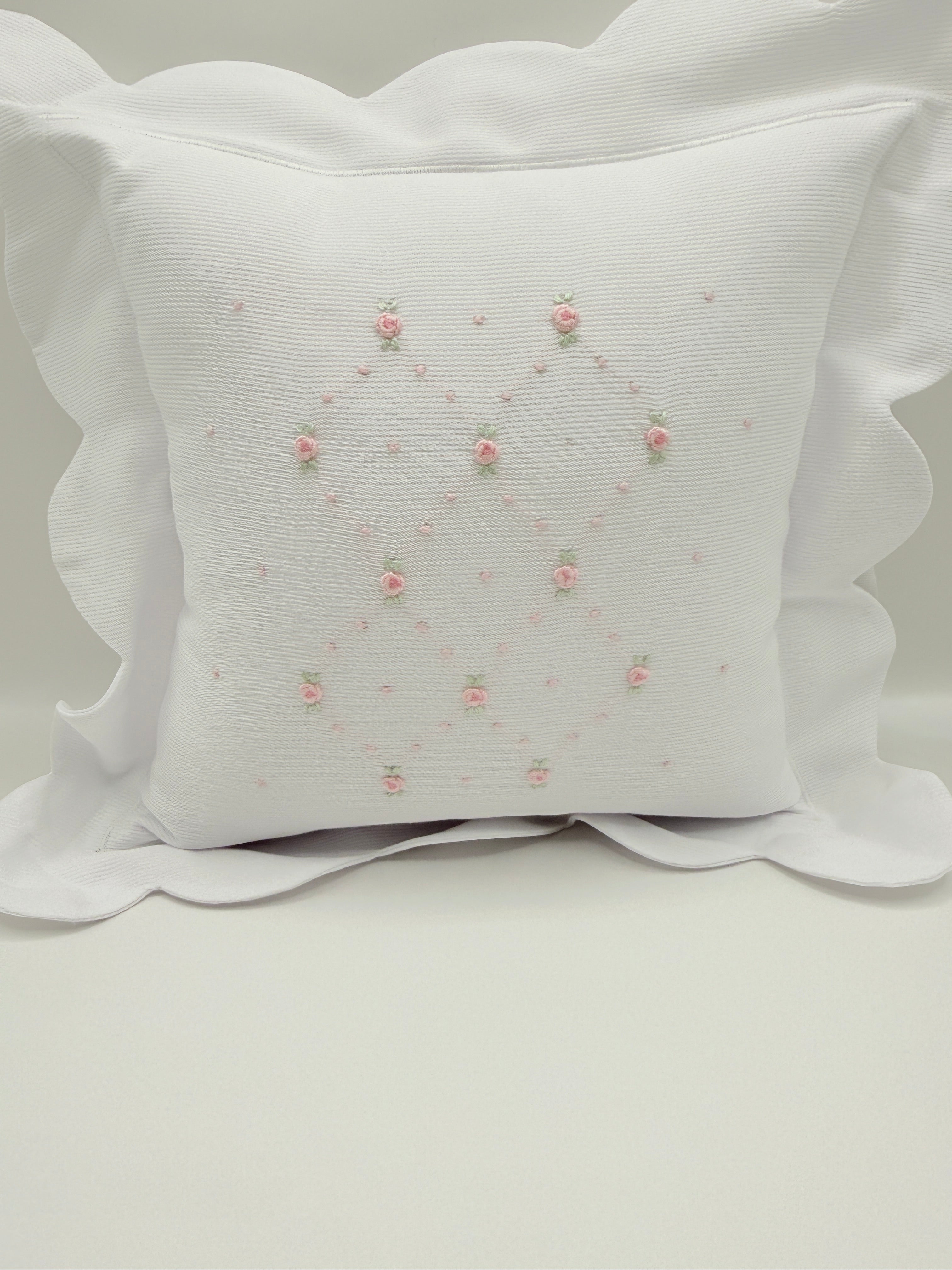 Musical Pillow Pink Flowers