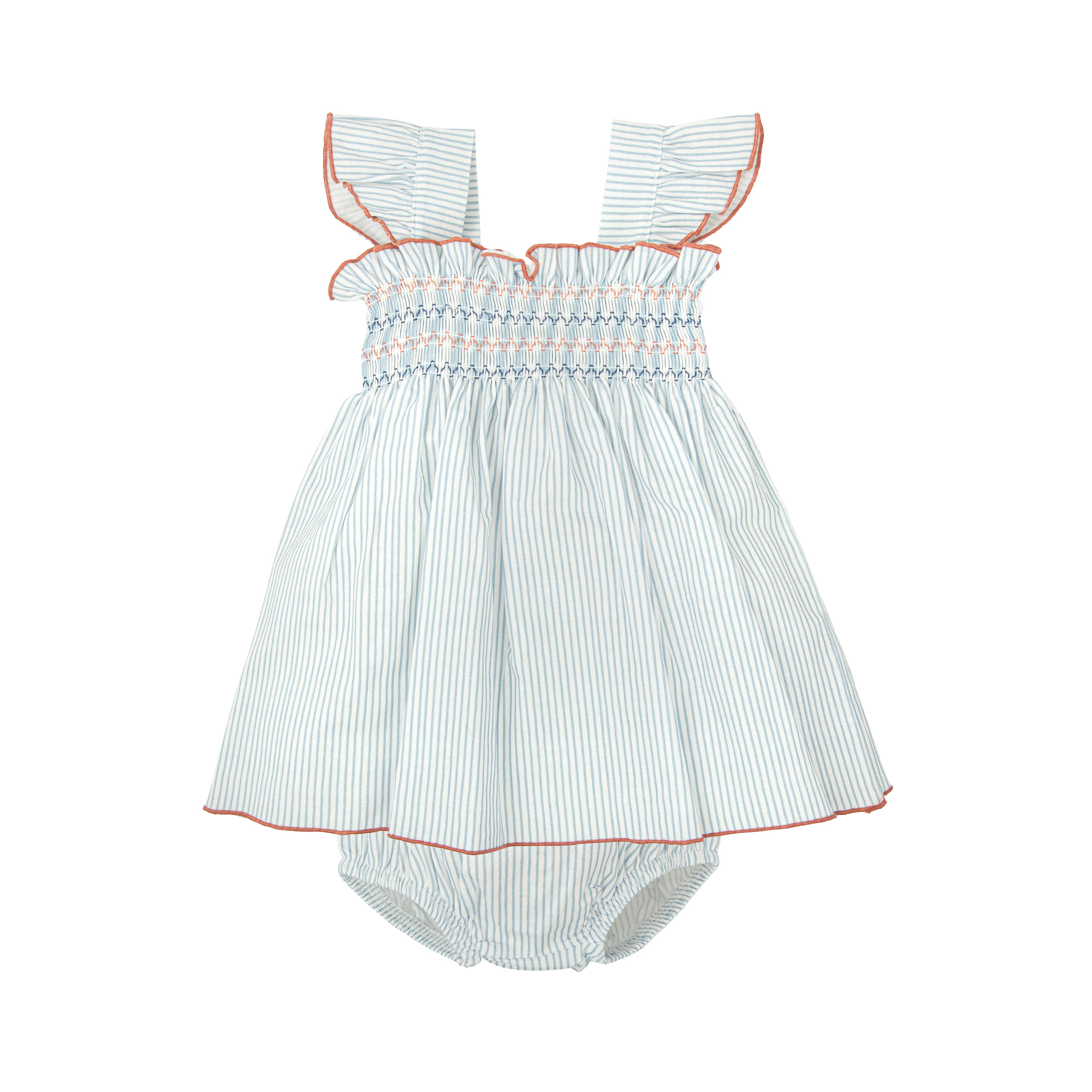 Babidu 'Claridad' Striped Bloomer Set