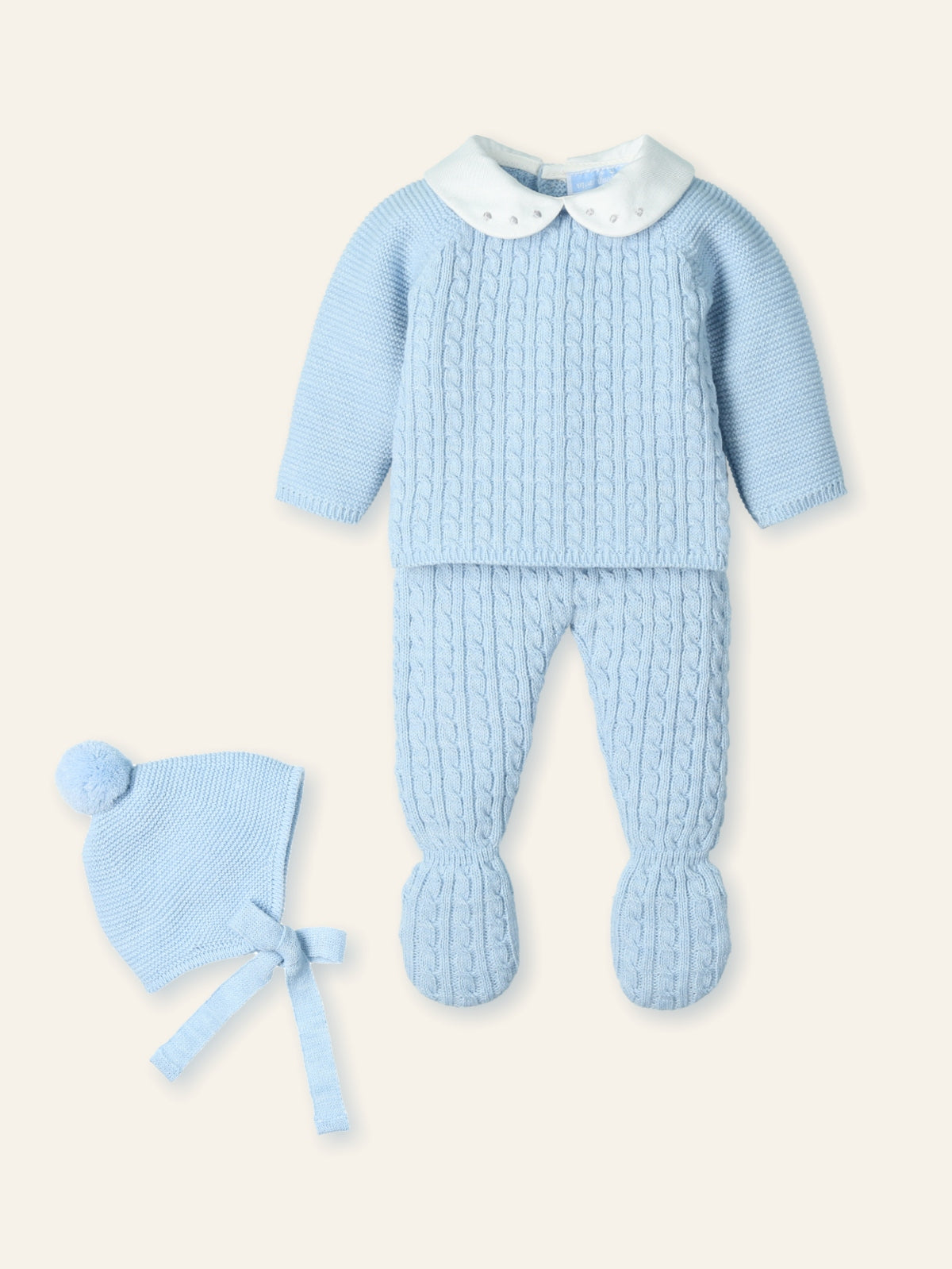 Knit Set Cloud- 3pc